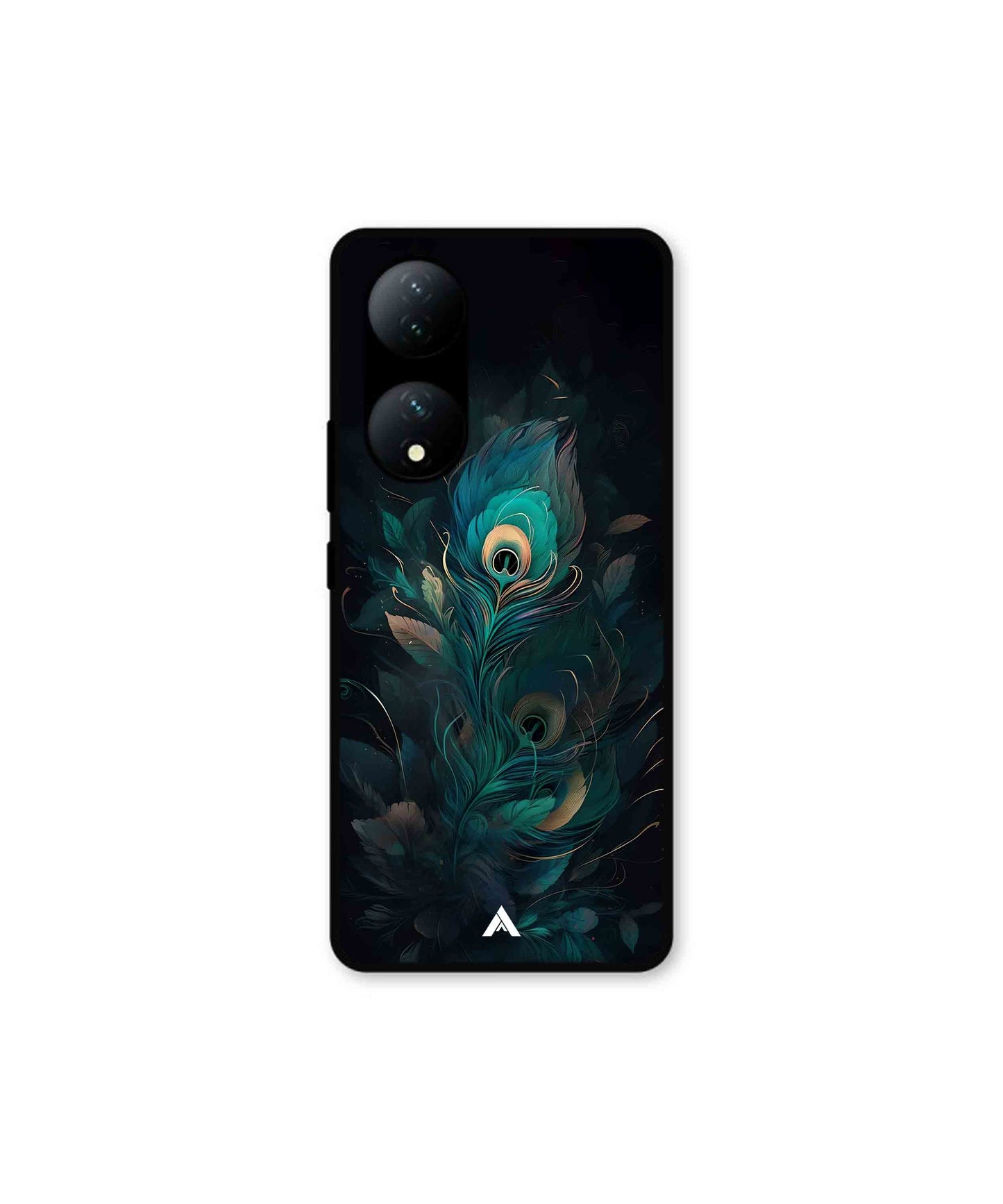Krishna Mor Punkh Metal Back Cover Phone Case for Vivo Y100a