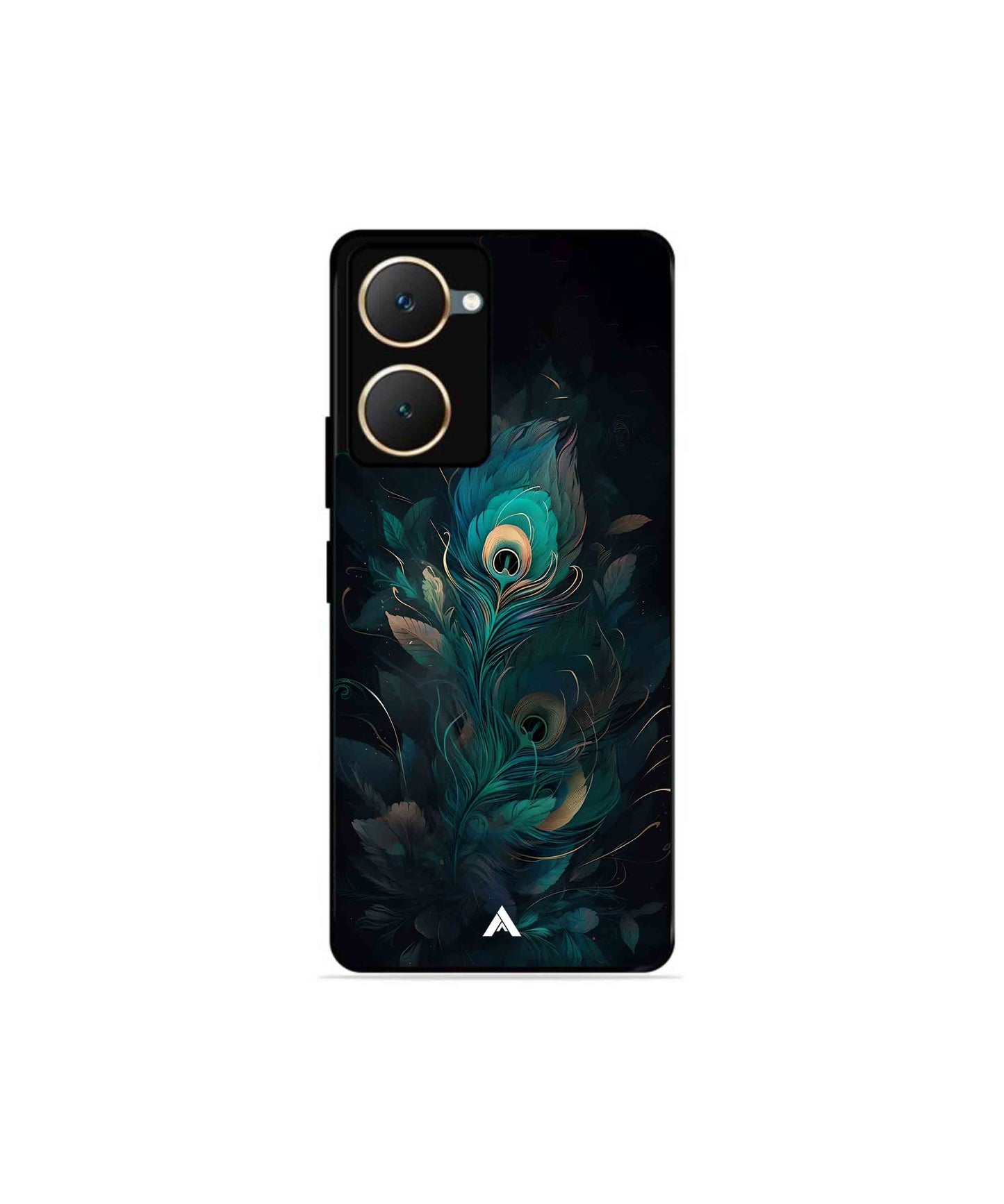 Krishna Mor Punkh Metal Back Cover Phone Case for Vivo Y18e