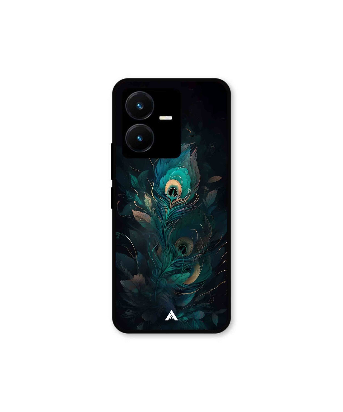 Krishna Mor Punkh Metal Back Cover Phone Case for Vivo Y22