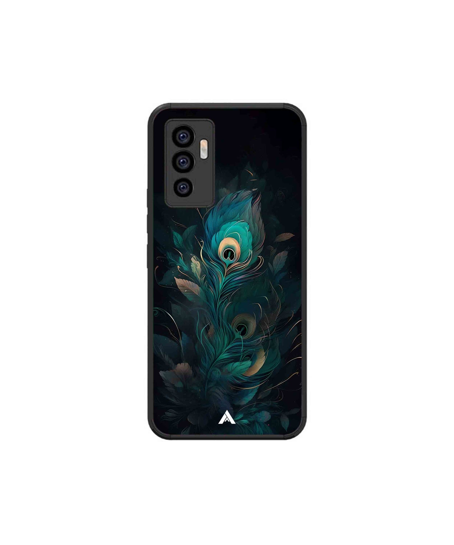 Krishna Mor Punkh Metal Back Cover Phone Case for Vivo Y75 4G