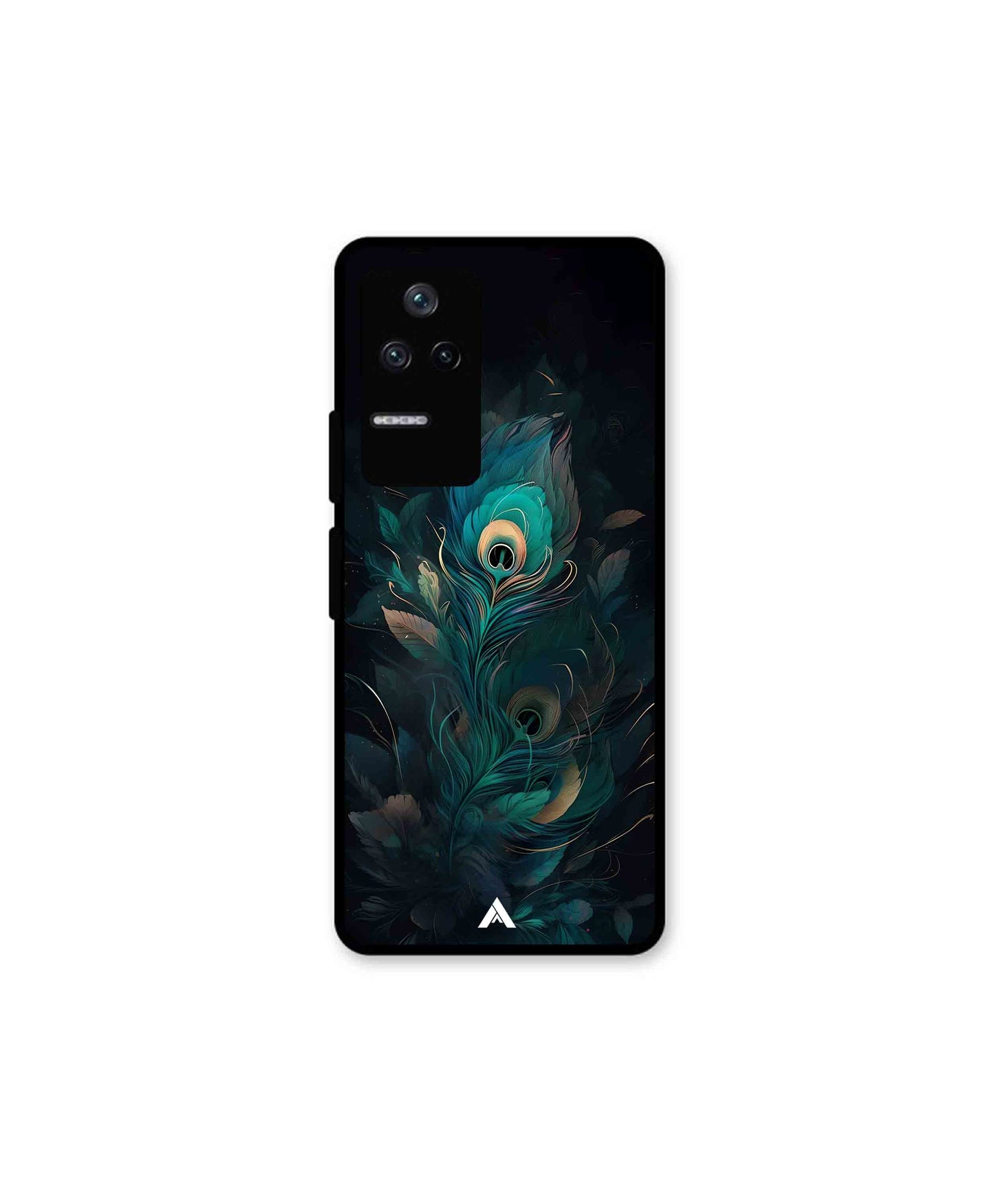 Krishna Mor Punkh Metal Back Cover Phone Case for Xiaomi Redmi K40s