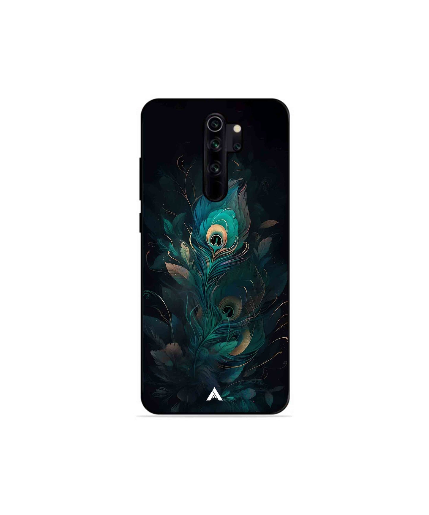 Krishna Mor Punkh Metal Back Cover Phone Case for Xiaomi Redmi Note 8 Pro