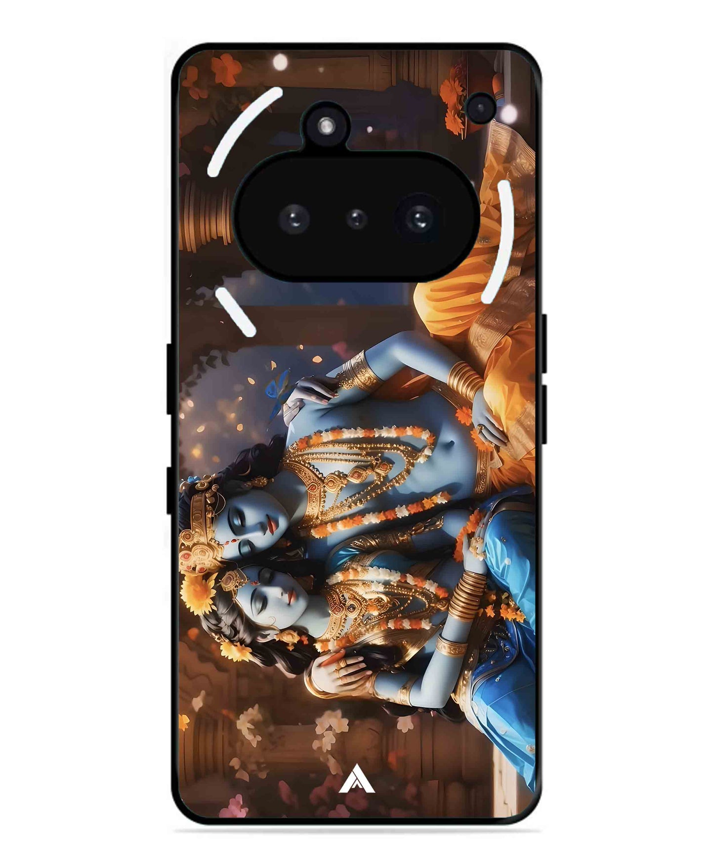 Krishna Radha Metal Back Cover Phone Case for Nothing Phone 3a