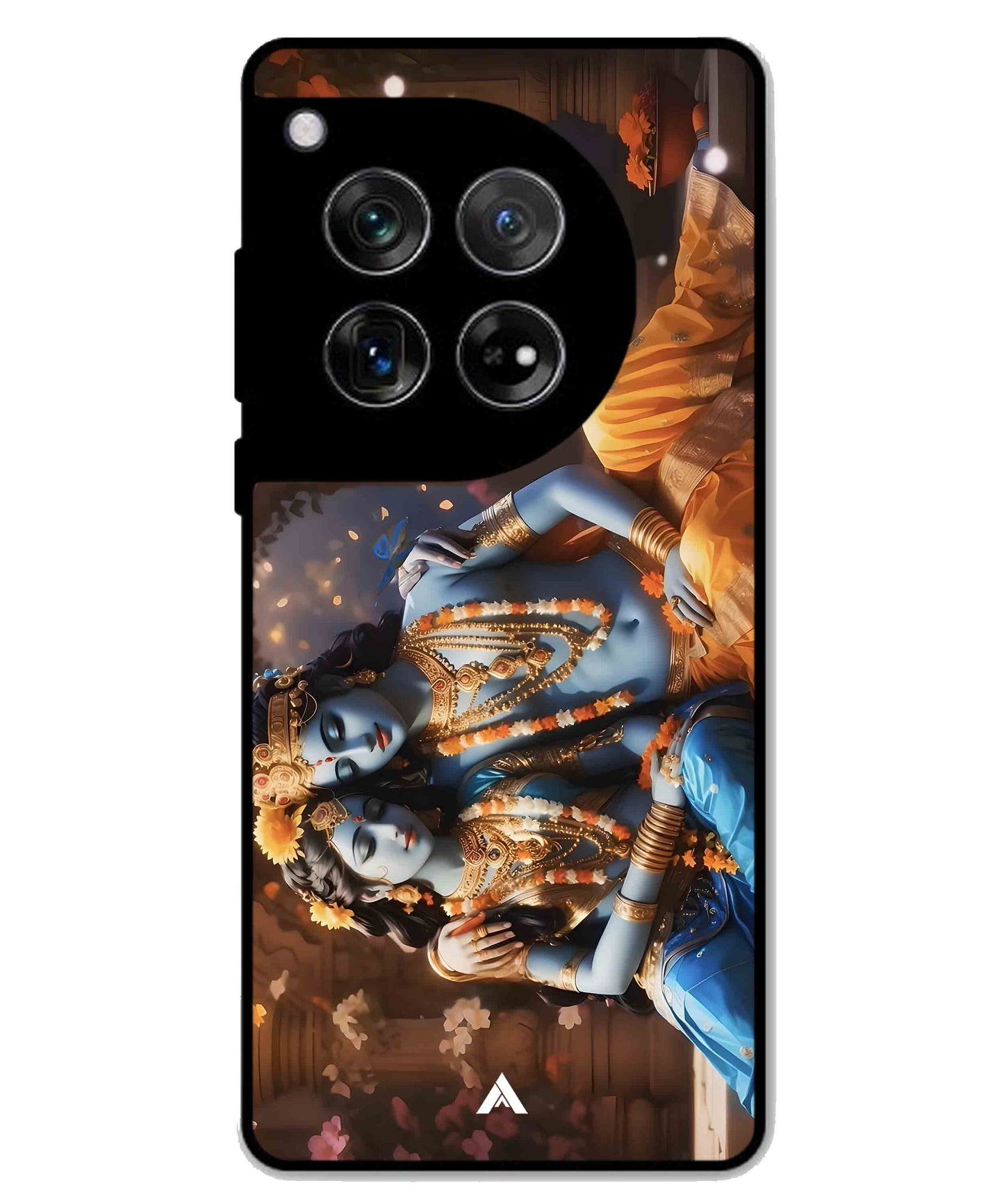 Krishna Radha Metal Back Cover Phone Case for Oneplus 12