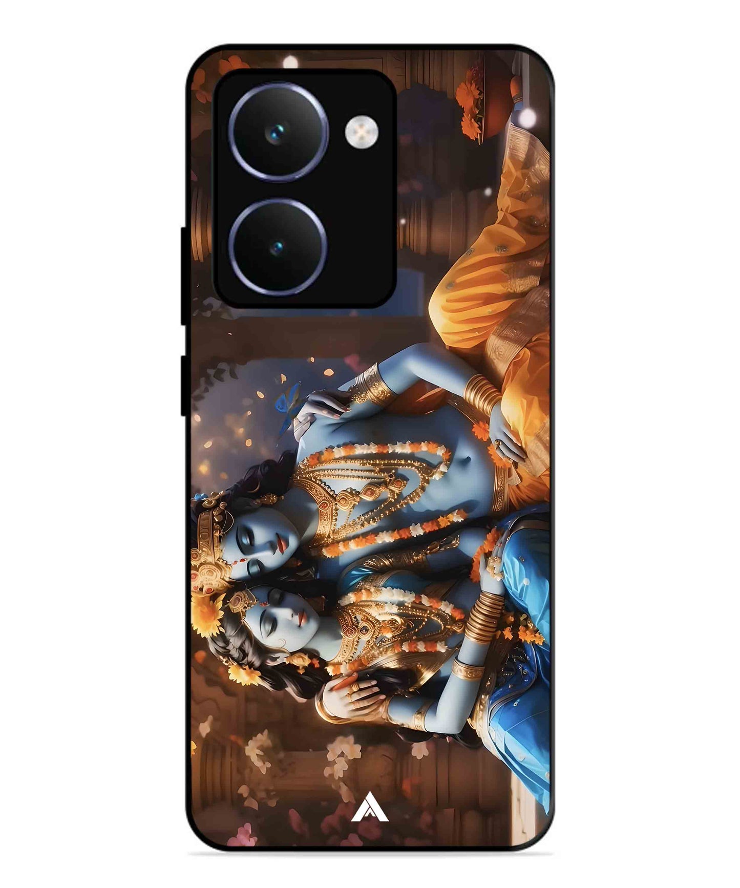 Krishna Radha Metal Back Cover Phone Case for Realme P3 Ultra