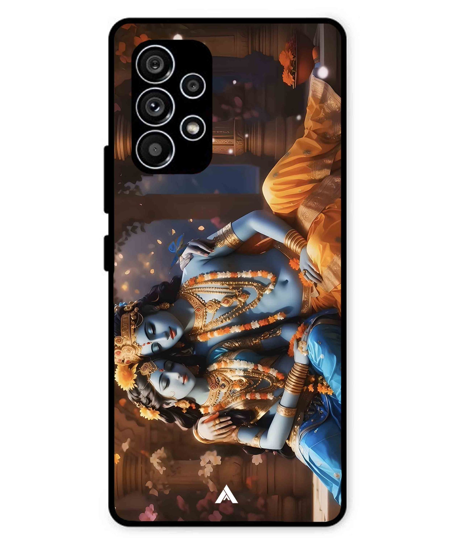 Krishna Radha Metal Back Cover Phone Case for Samsung Galaxy A53