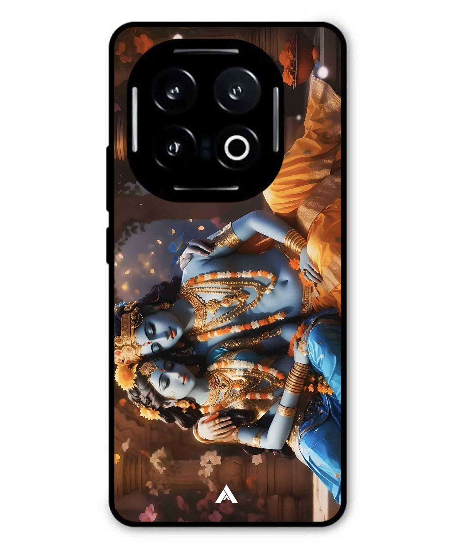 Krishna Radha Metal Back Cover Phone Case for iQOO 13