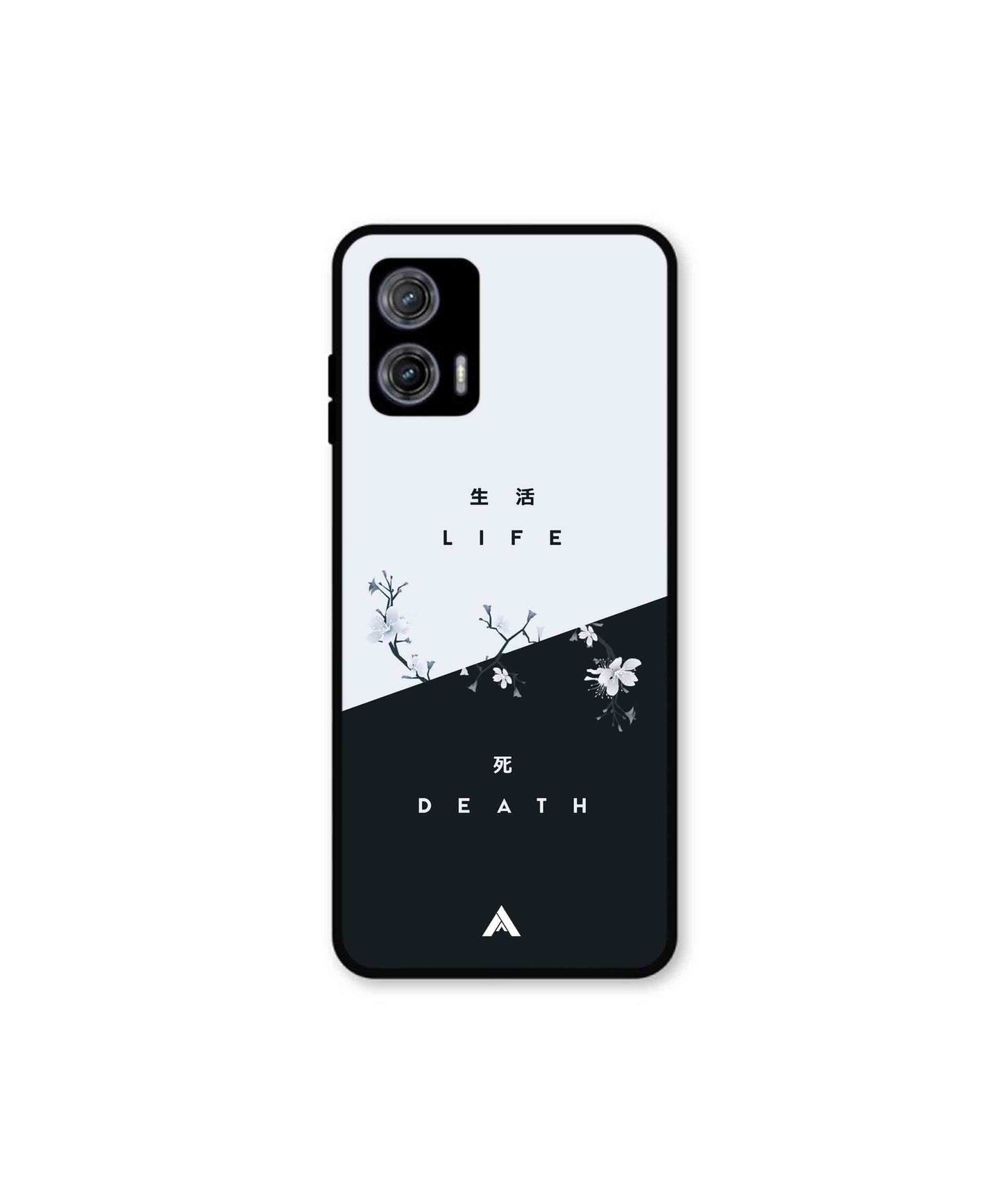 Life Death Metal Back Cover Phone Case for Moto G73