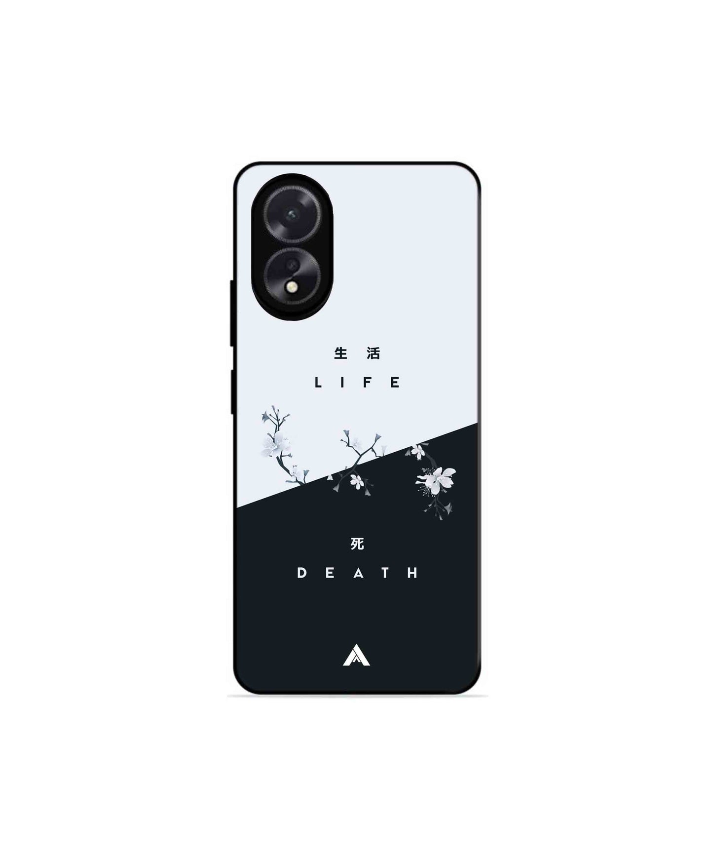 Life Death Metal Back Cover Phone Case for Oppo A18