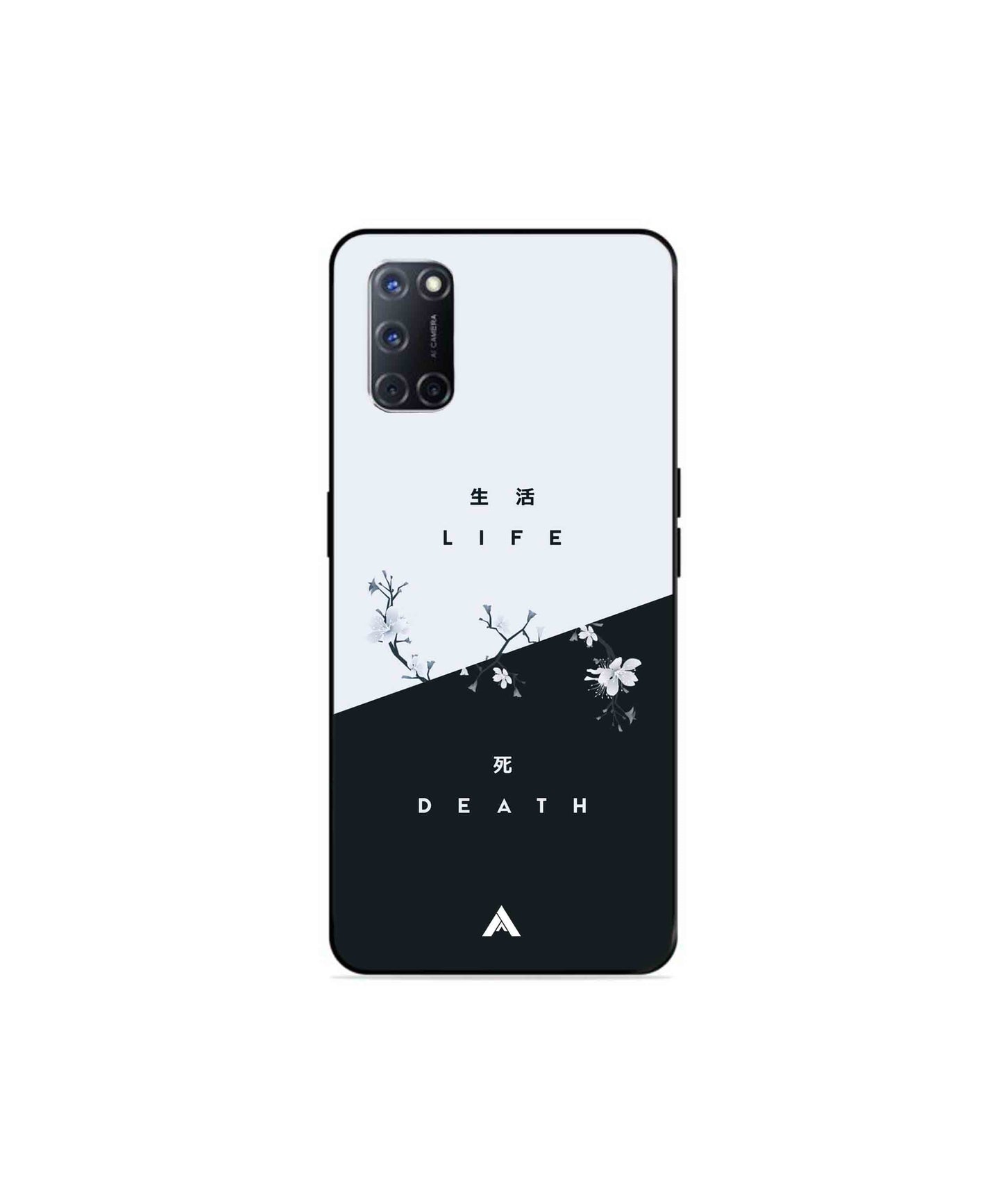 Life Death Metal Back Cover Phone Case for Oppo A52
