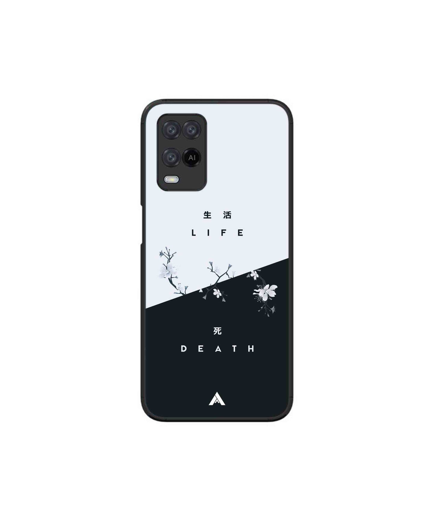 Life Death Metal Back Cover Phone Case for Oppo A74