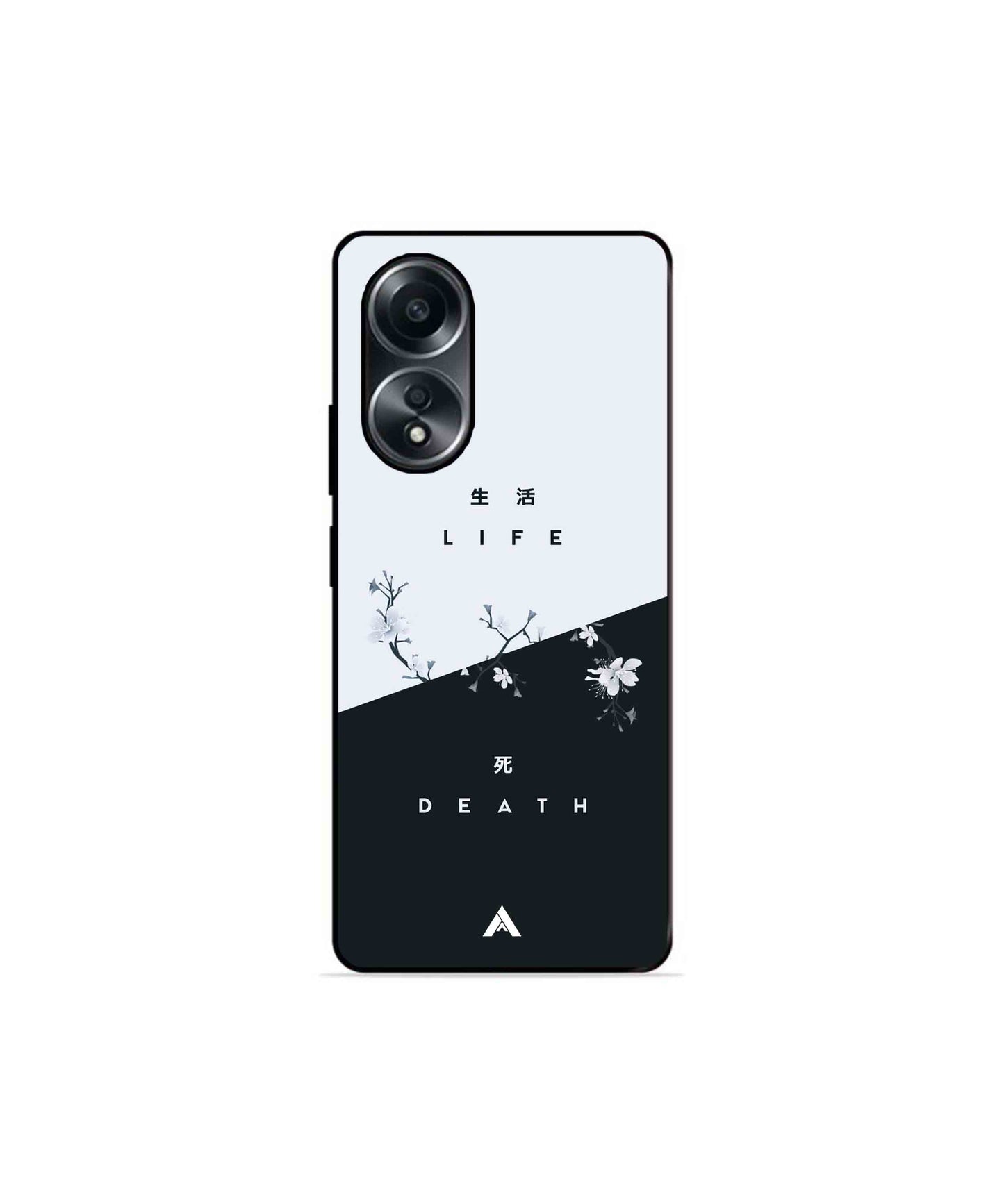 Life Death Metal Back Cover Phone Case for Oppo A78