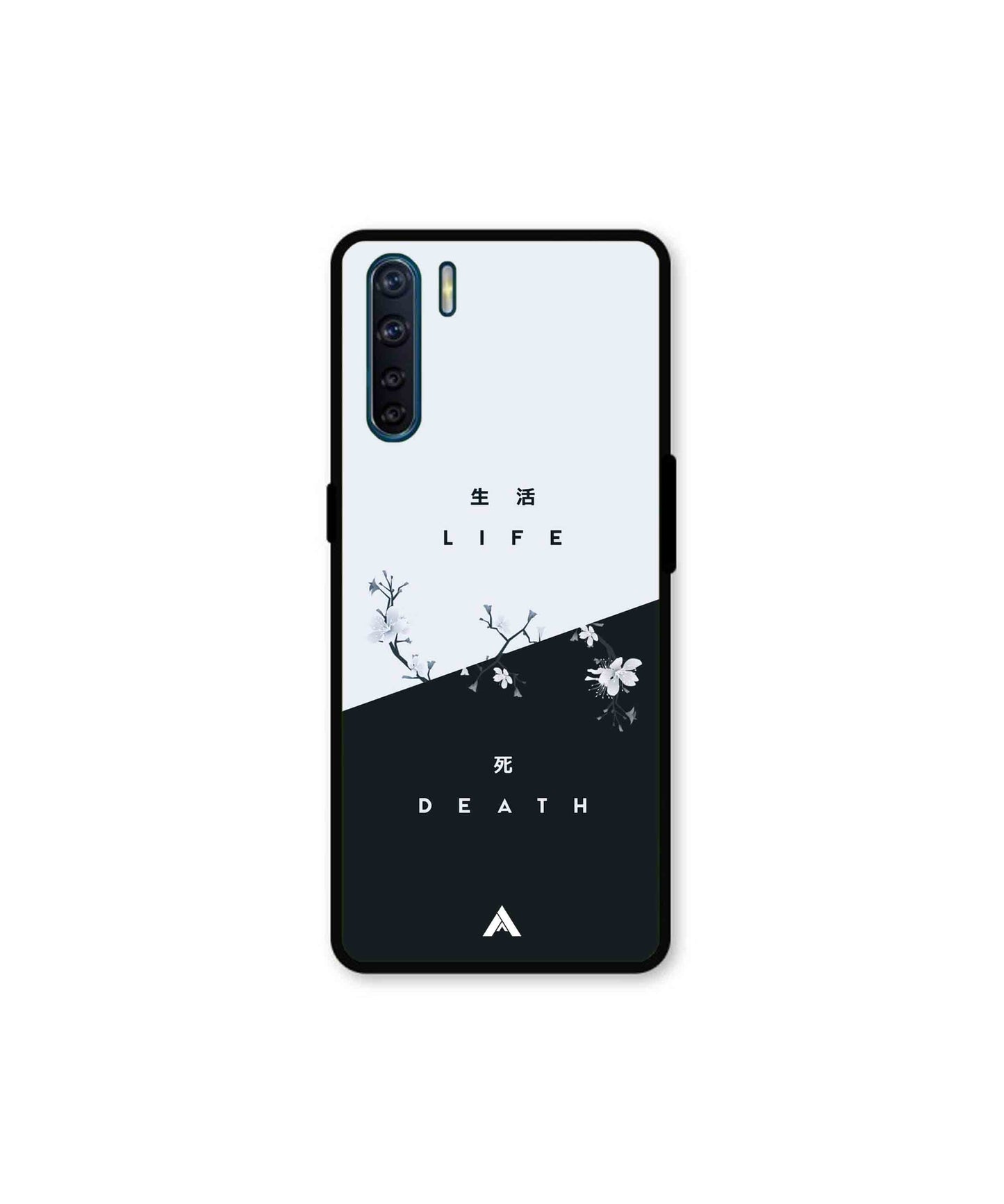 Life Death Metal Back Cover Phone Case for Oppo F15