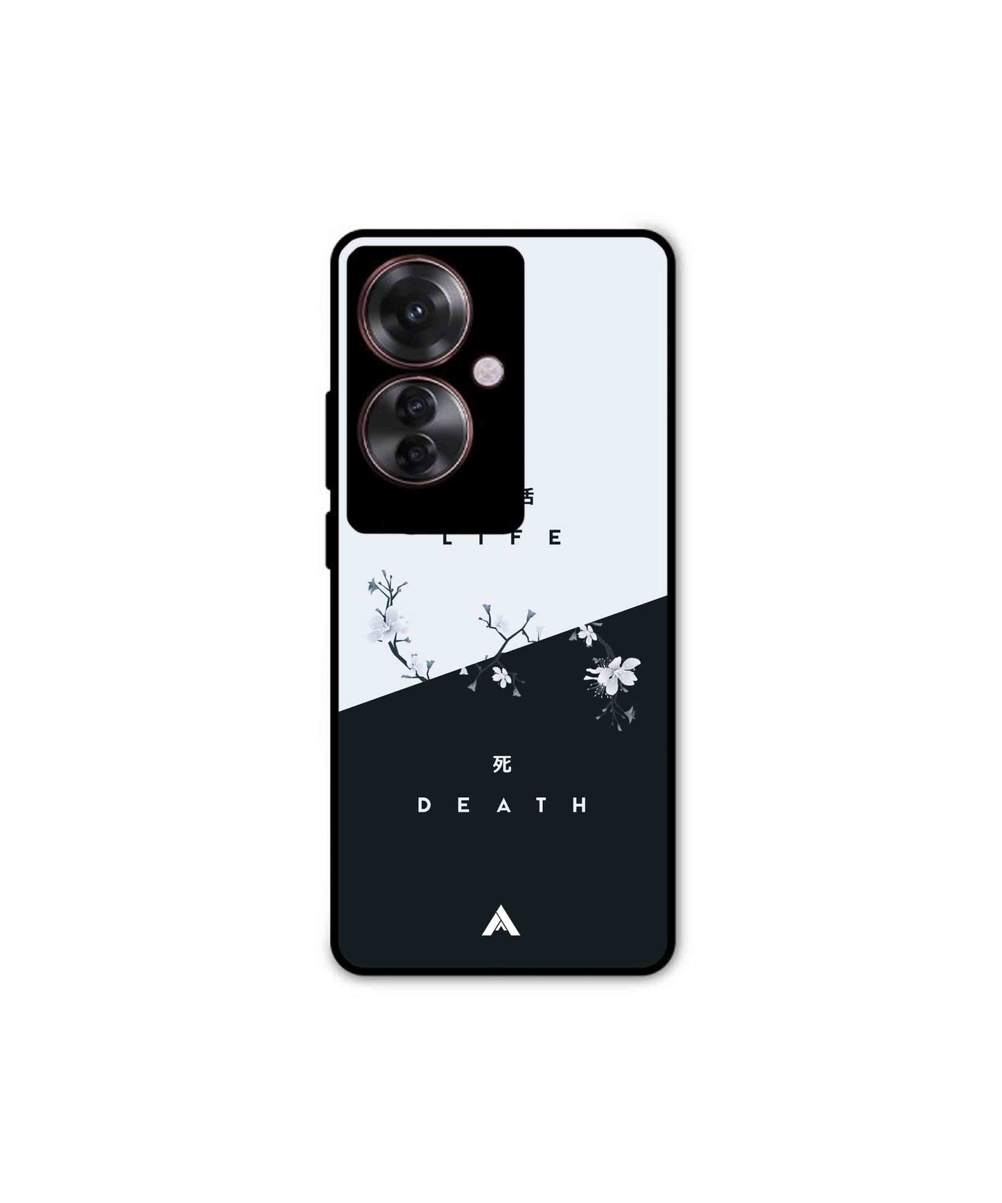 Life Death Metal Back Cover Phone Case for Oppo F25 Pro