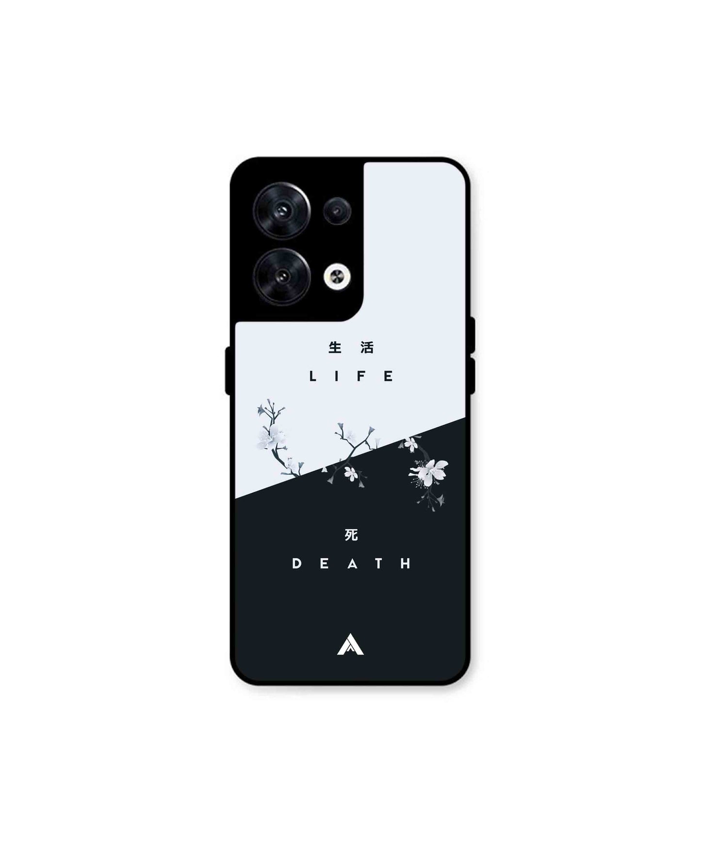 Life Death Metal Back Cover Phone Case for Oppo Reno 10