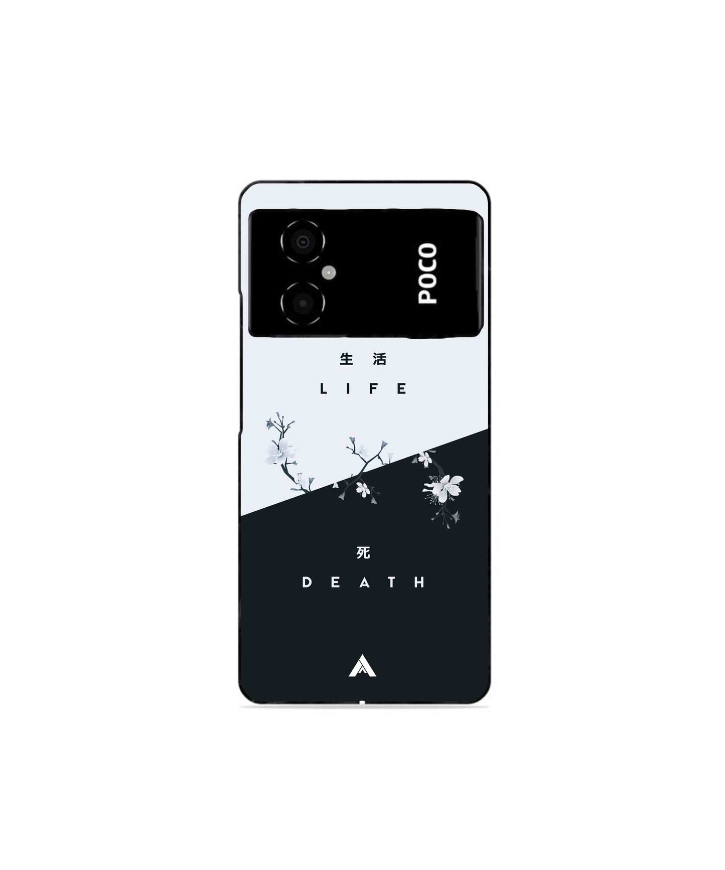 Life Death Metal Back Cover Phone Case for Poco M4 5G