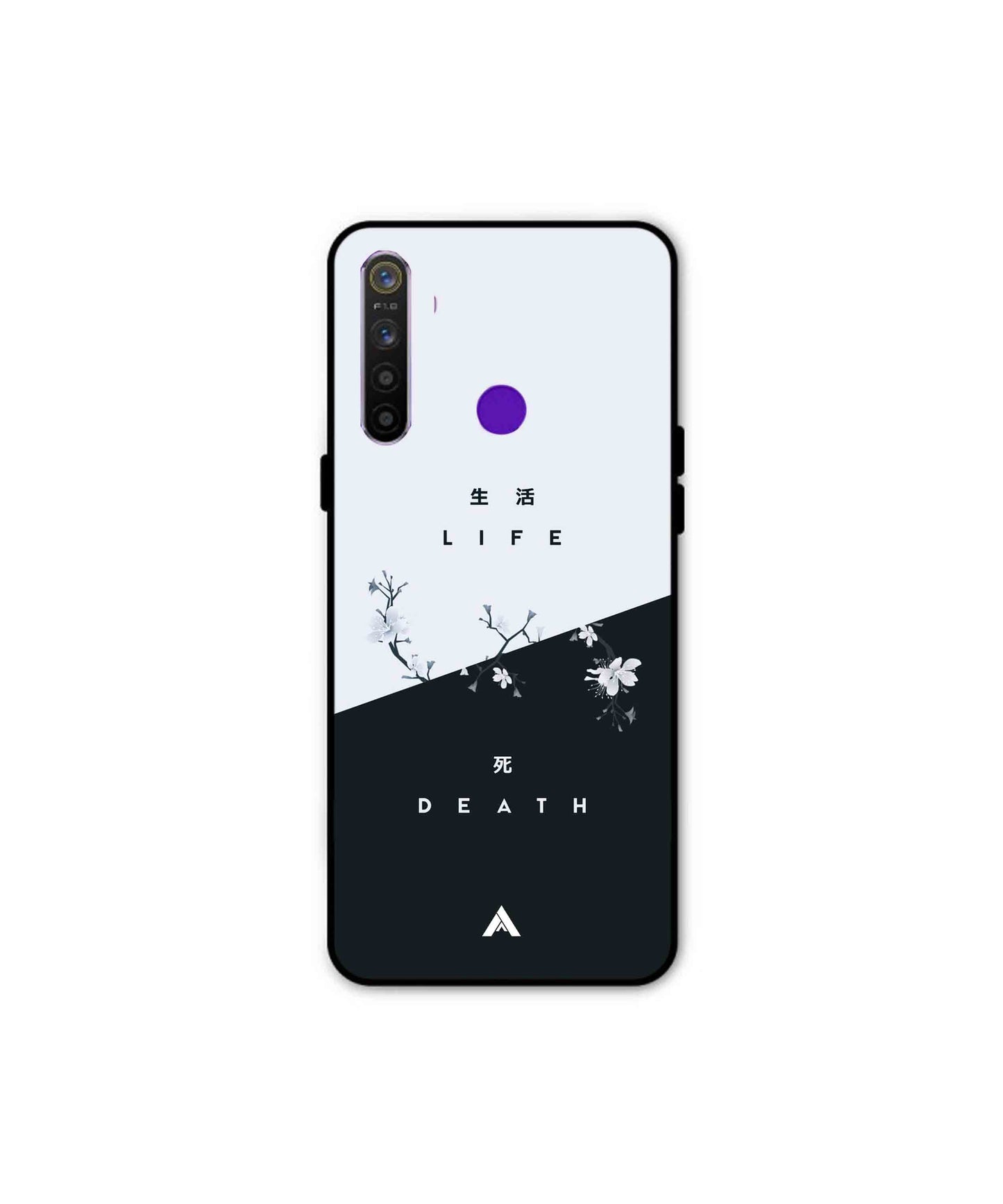 Life Death Metal Back Cover Phone Case for Realme 5s