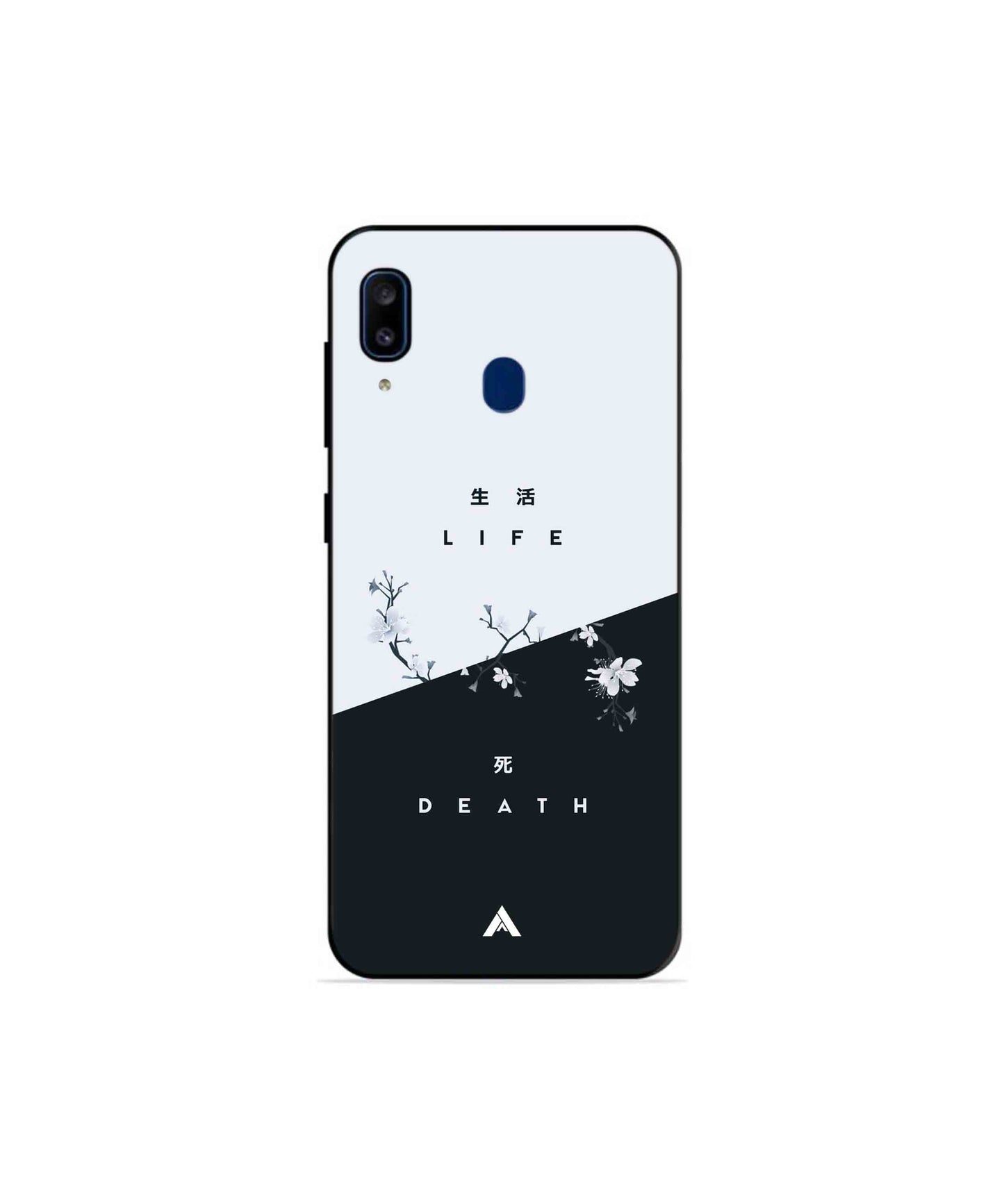 Life Death Metal Back Cover Phone Case for Samsung Galaxy A20