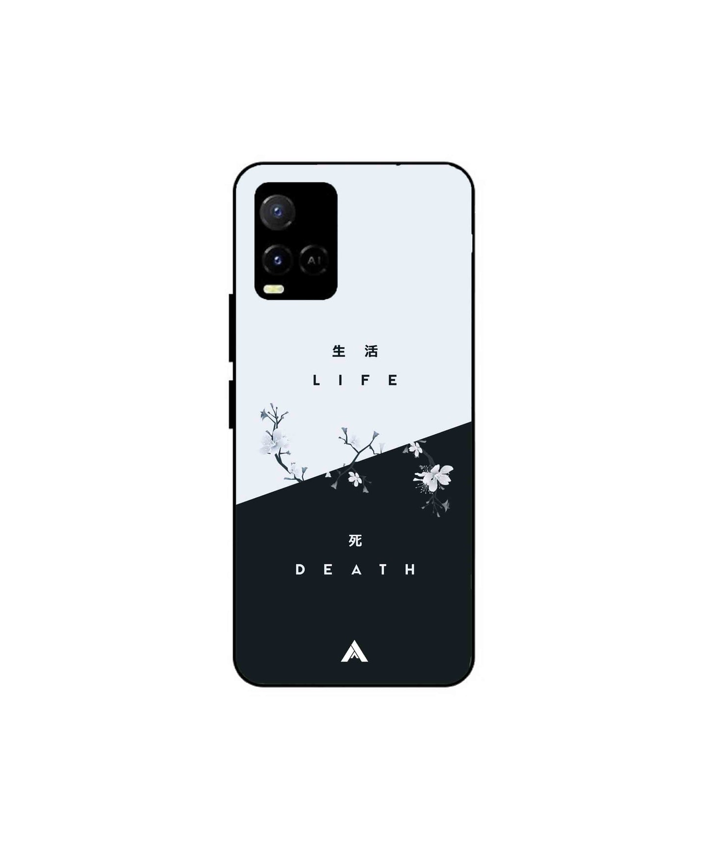 Life Death Metal Back Cover Phone Case for Vivo Y33s
