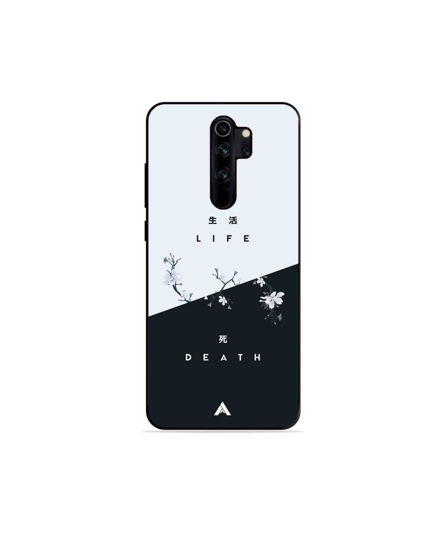 Life Death Metal Back Cover Phone Case for Xiaomi Redmi Note 8 Pro