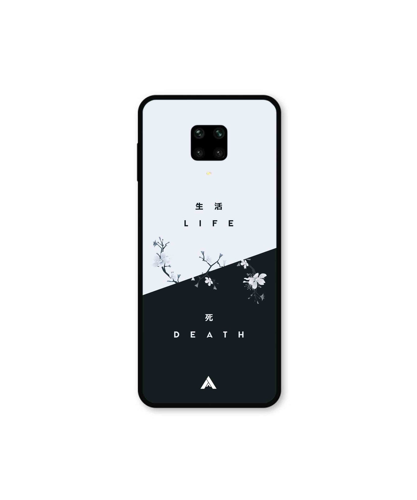 Life Death Metal Back Cover Phone Case for Xiaomi Redmi Note 9 Pro