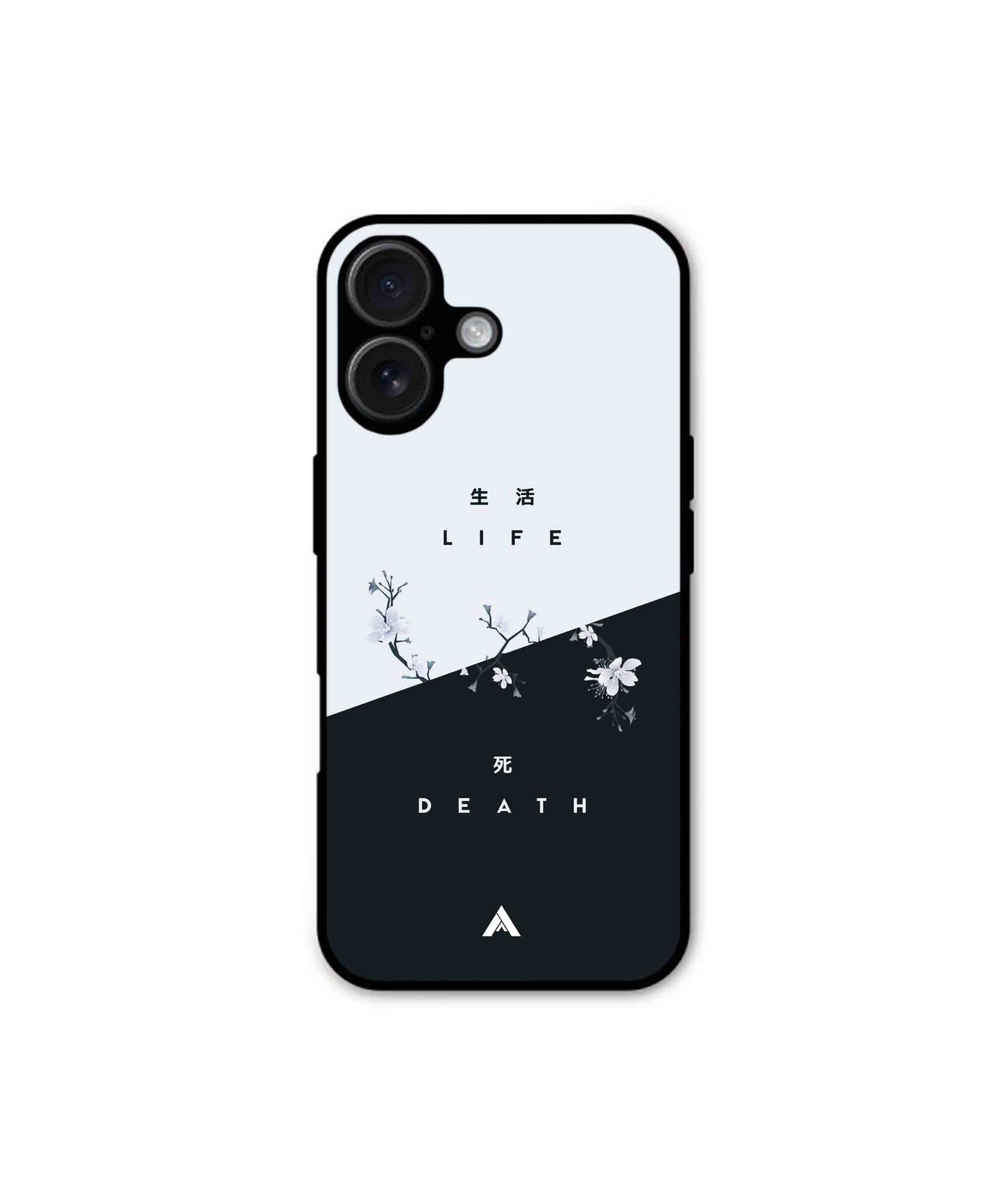 Life Death Metal Back Cover Phone Case for iPhone 16 Plus