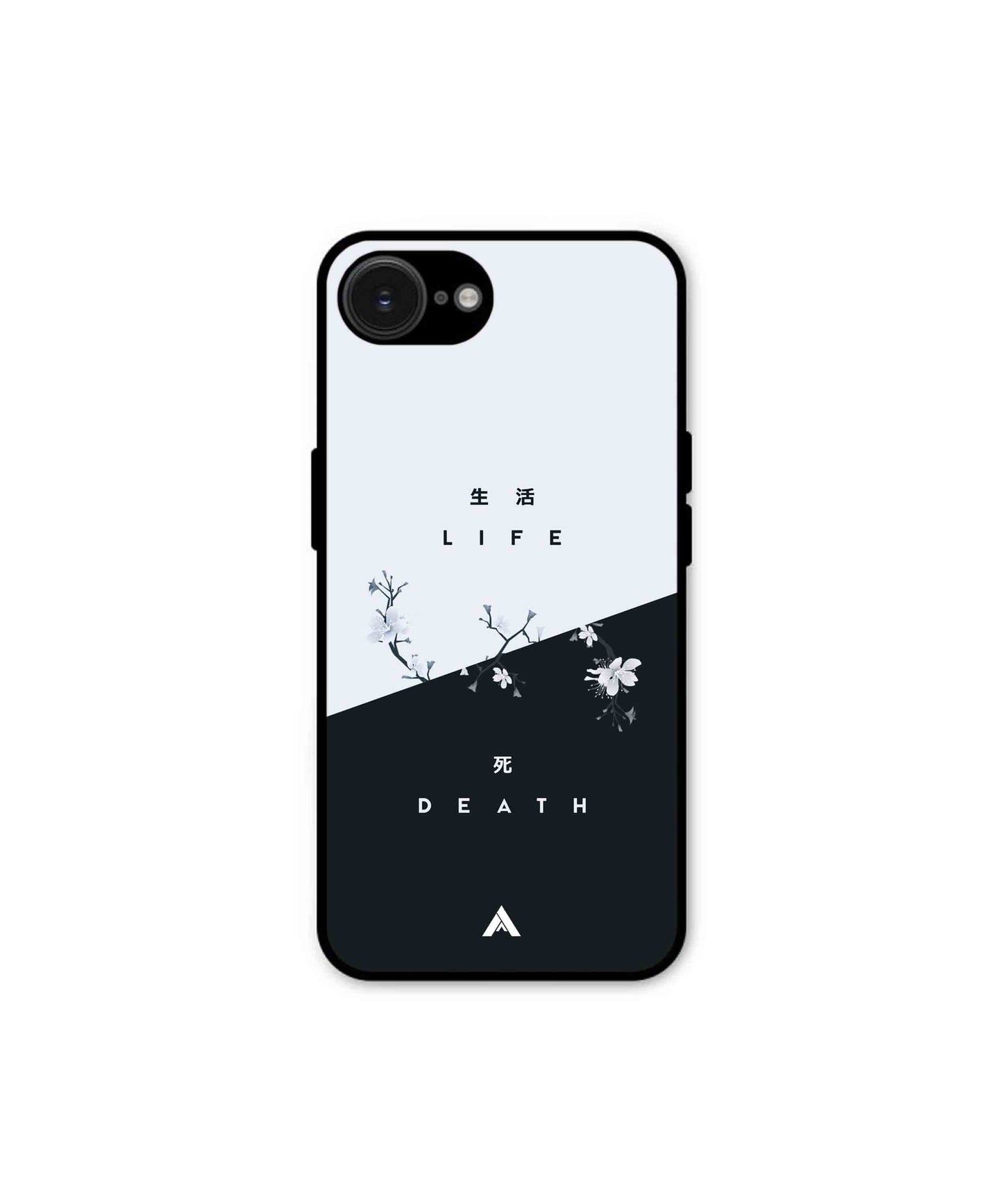 Life Death Metal Back Cover Phone Case for iPhone 16e