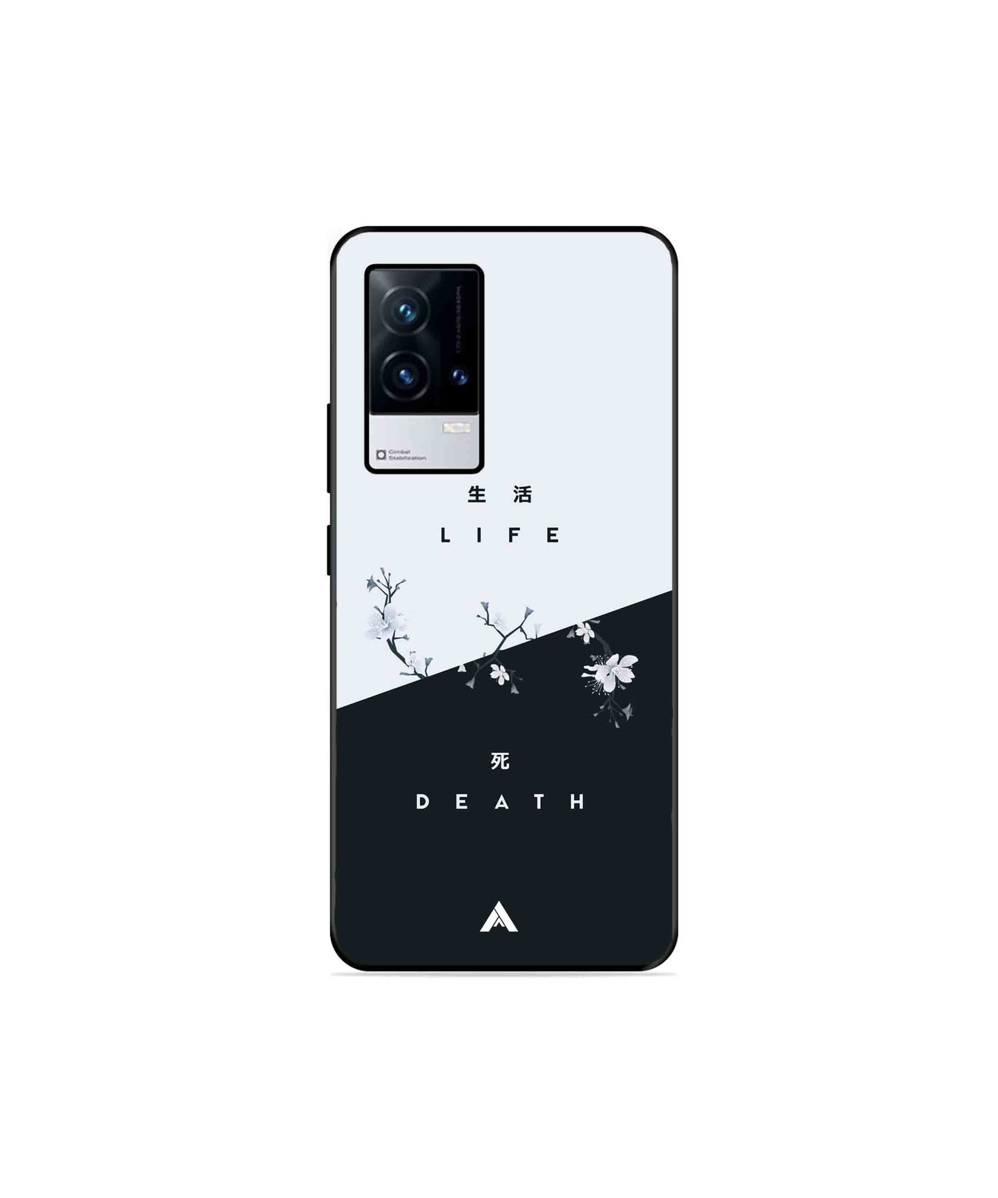 Life Death Metal Back Cover Phone Case for iQOO 8