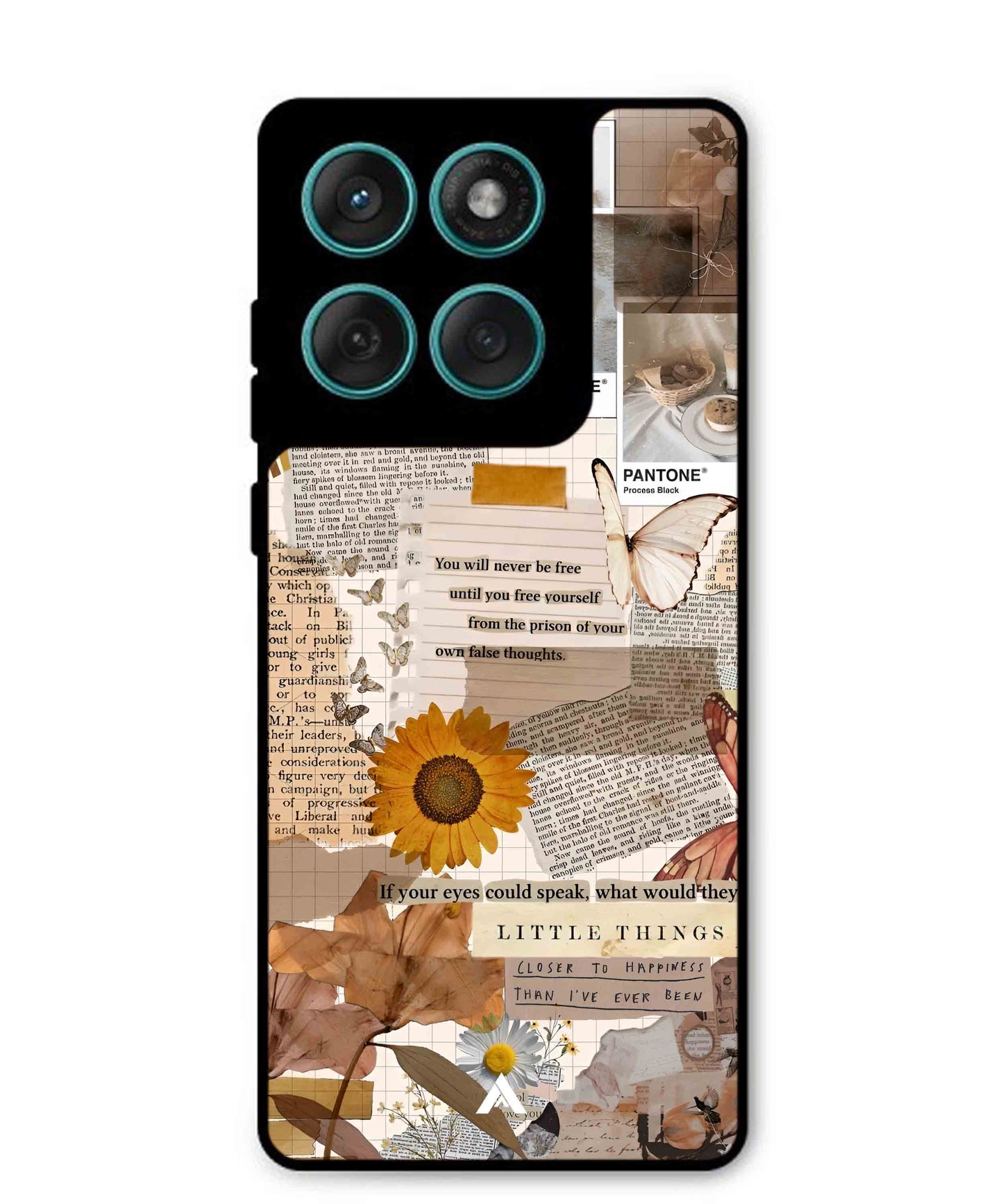 Little Things Metal Back Cover Phone Case for Moto Edge 60 Fusion