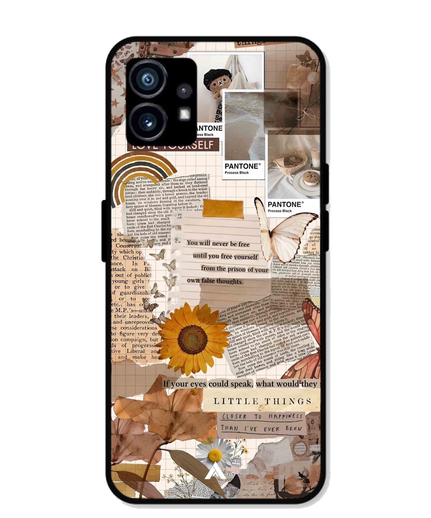 Little Things Metal Back Cover Phone Case for Nothing Phone 1