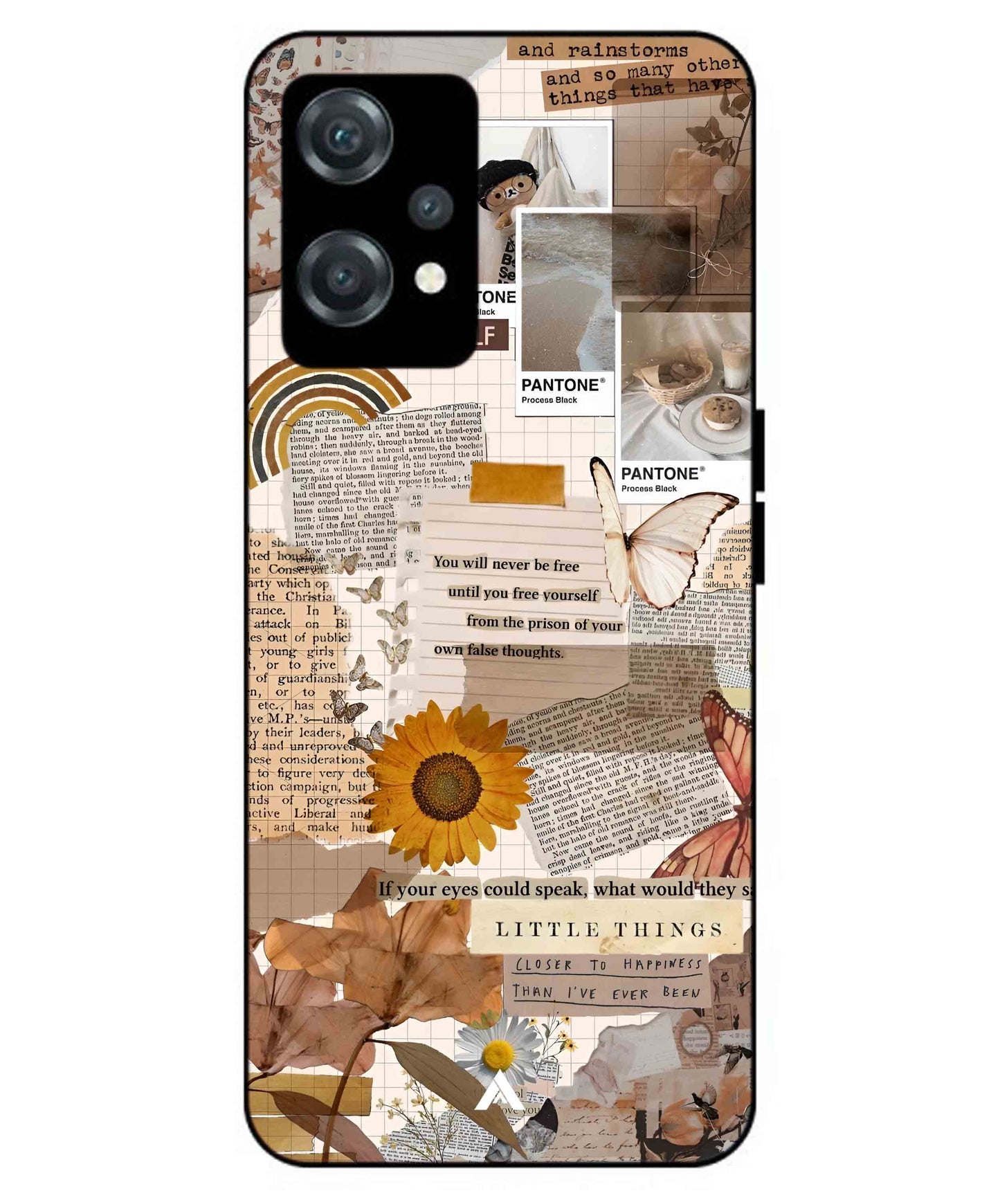 Little Things Metal Back Cover Phone Case for Oneplus Nord CE 2 Lite