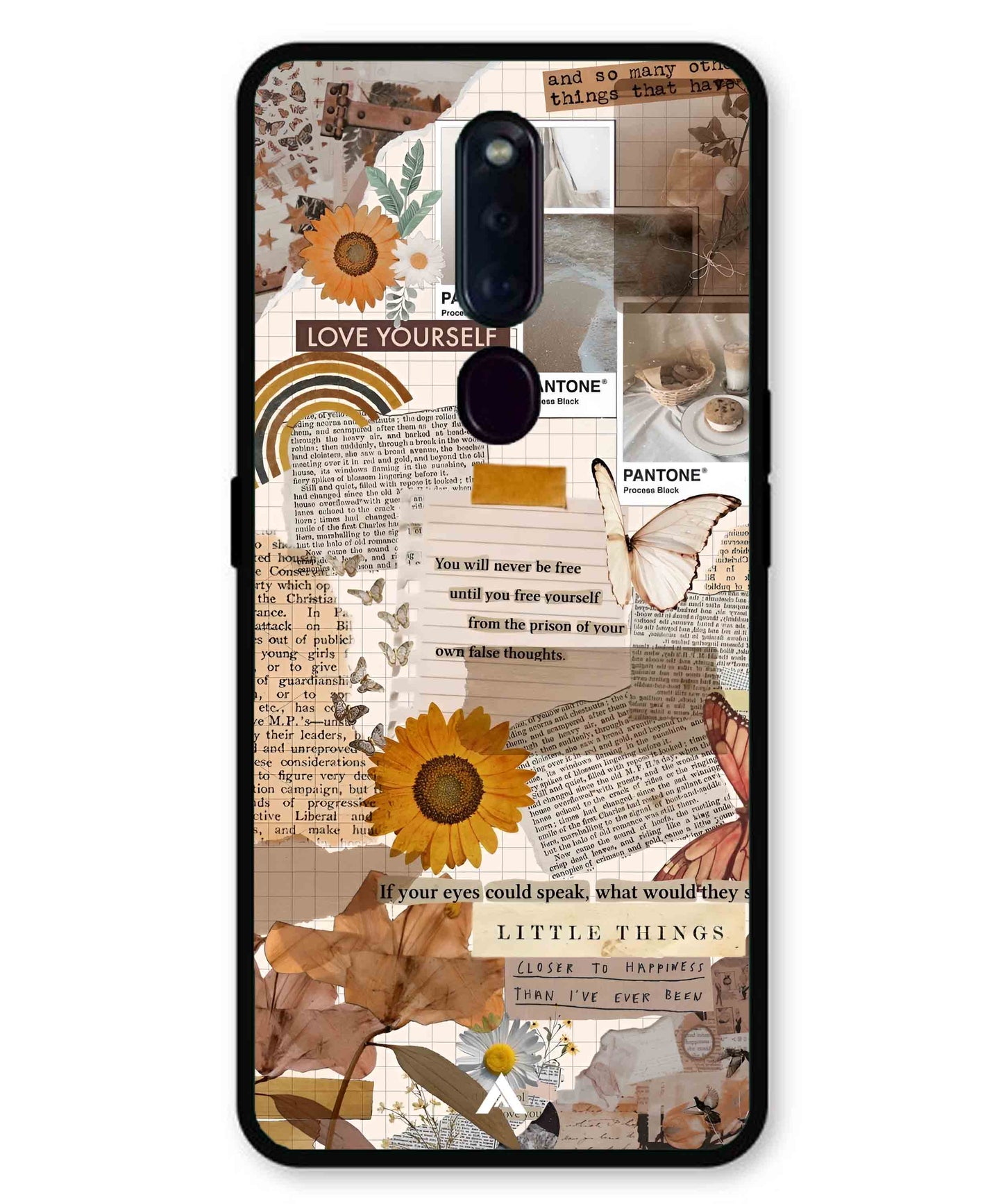 Little Things Metal Back Cover Phone Case for Oppo F11 Pro
