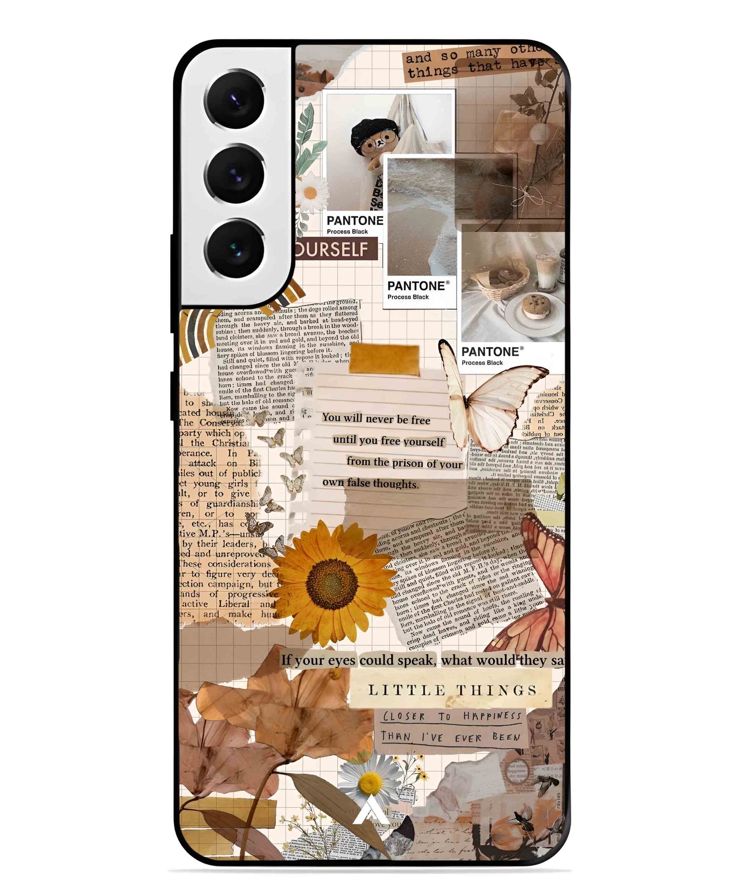 Little Things Metal Back Cover Phone Case for Samsung Galaxy S21