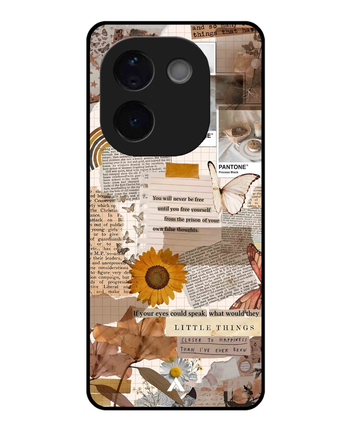 Little Things Metal Back Cover Phone Case for Vivo T3 Pro