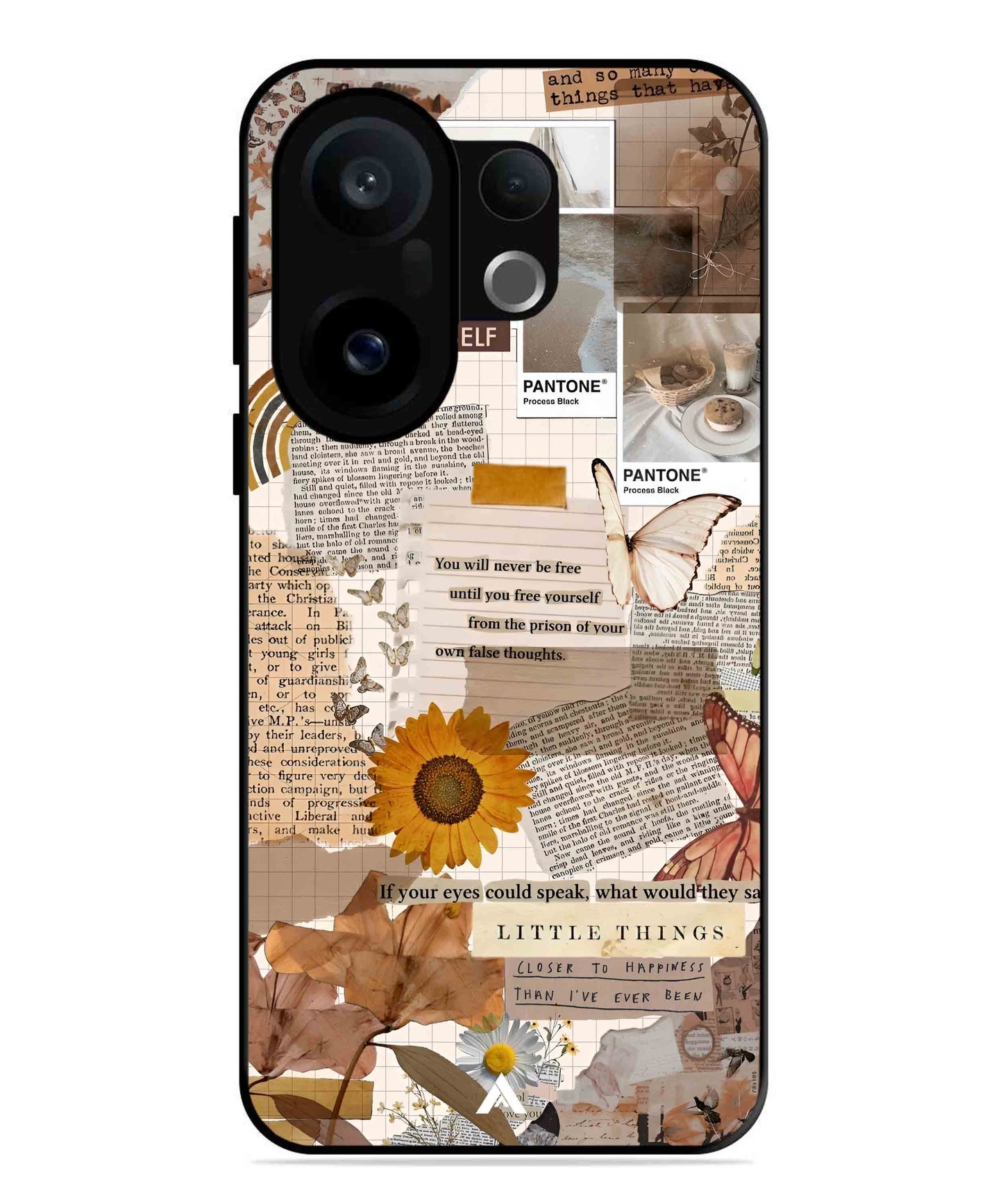 Little Things Metal Back Cover Phone Case for Vivo X200 FE