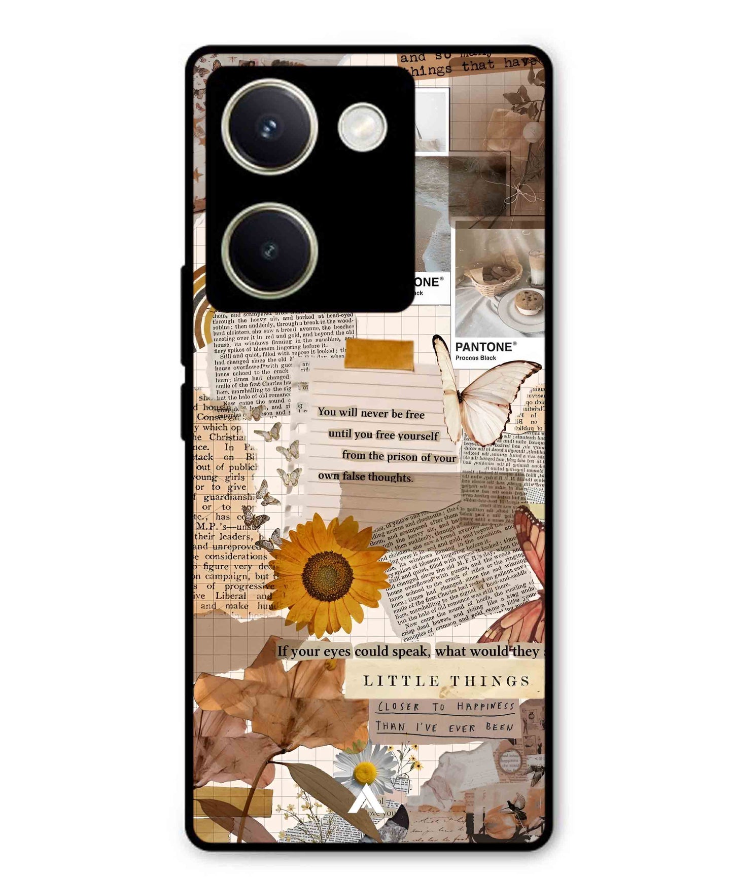 Little Things Metal Back Cover Phone Case for Vivo Y200 Pro