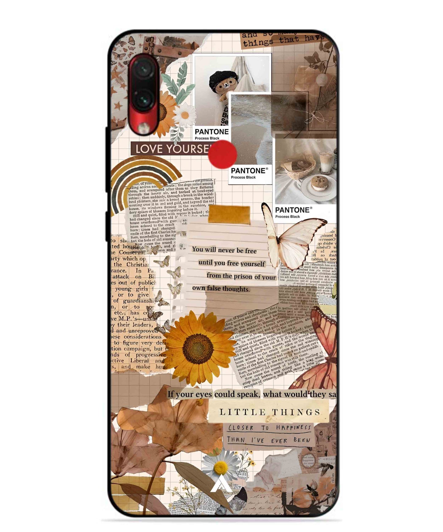 Little Things Metal Back Cover Phone Case for Xiaomi Redmi Note 7 Pro