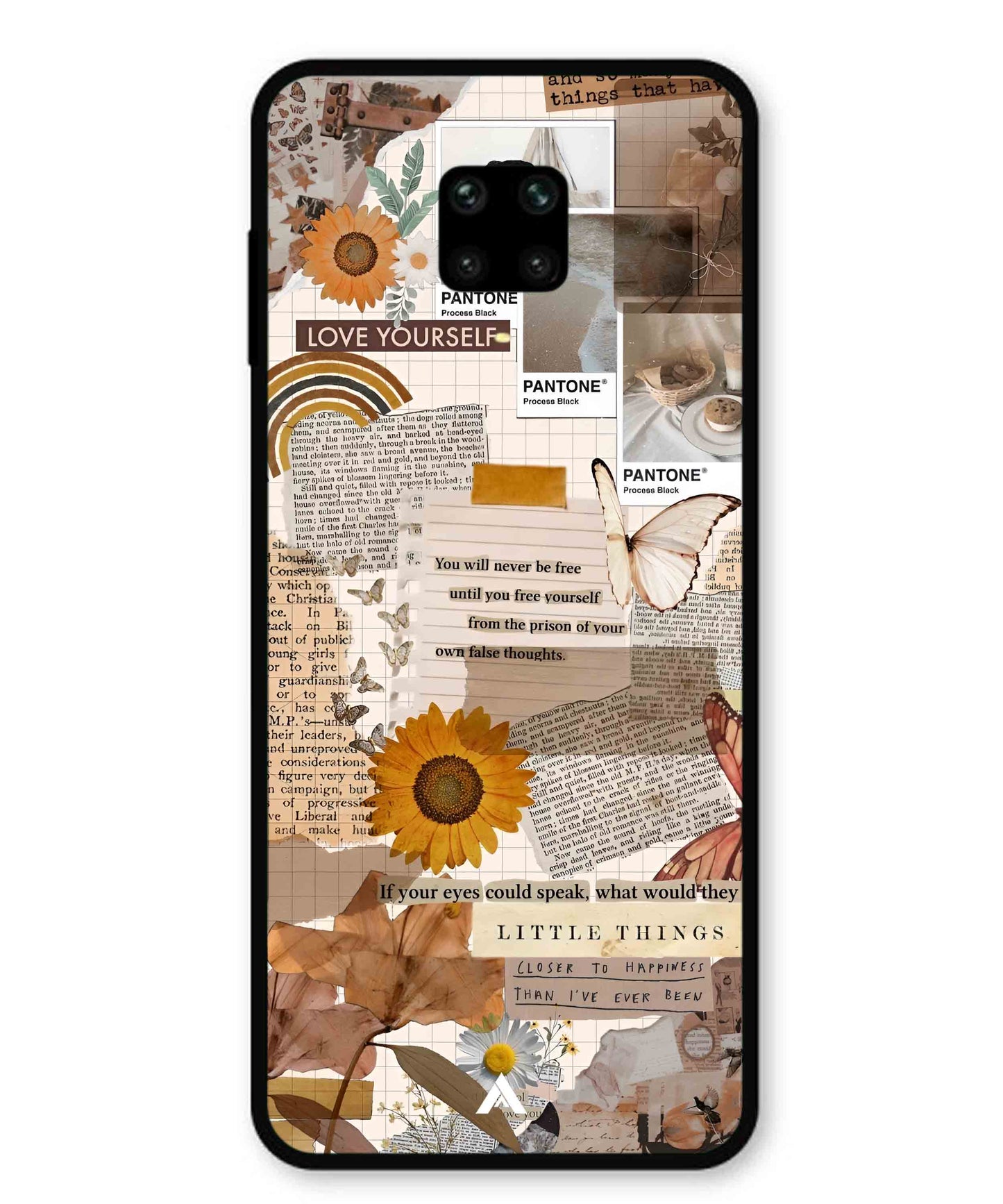 Little Things Metal Back Cover Phone Case for Xiaomi Redmi Note 9 Pro Max