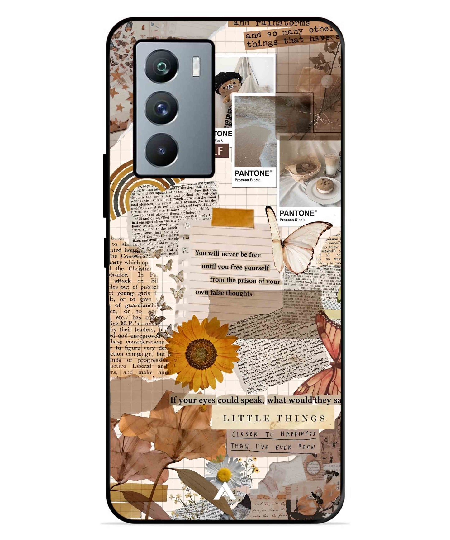 Little Things Metal Back Cover Phone Case for iQOO 9 SE