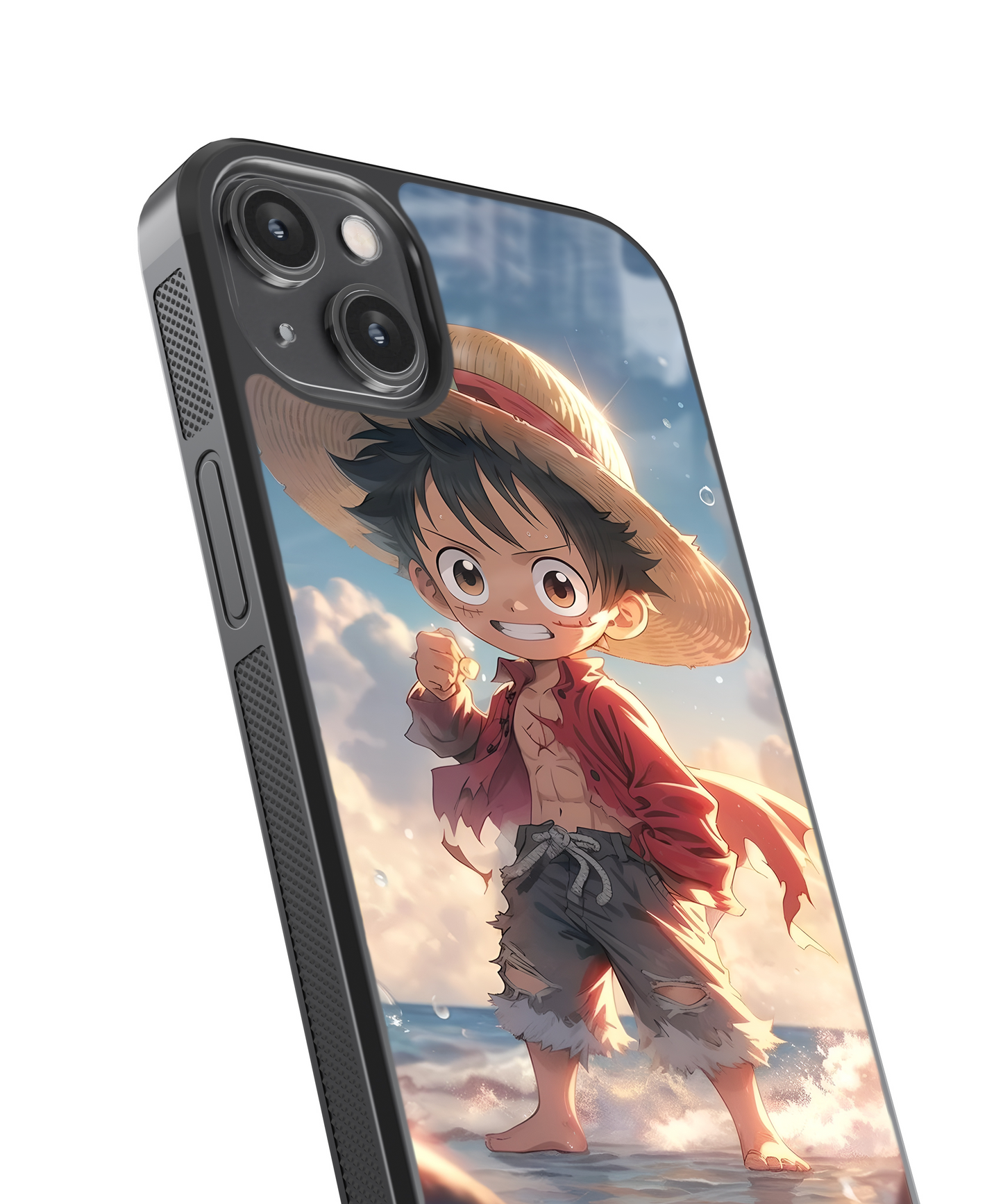 One Piece Luffy Premium Shockproof Metal Back Cover Case - Ascension Store