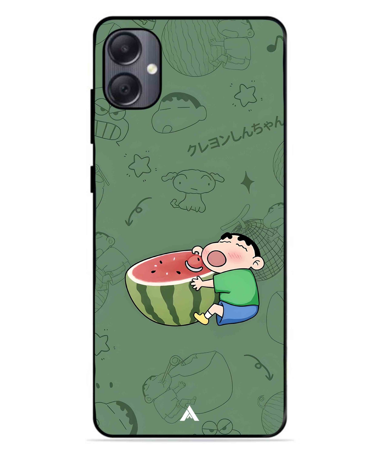Melon Shinchan Metal Back Cover Phone Case for Samsung Galaxy A05