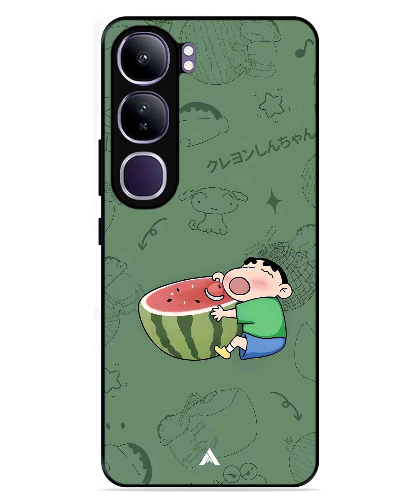 Melon Shinchan Metal Back Cover Phone Case for Vivo Y300