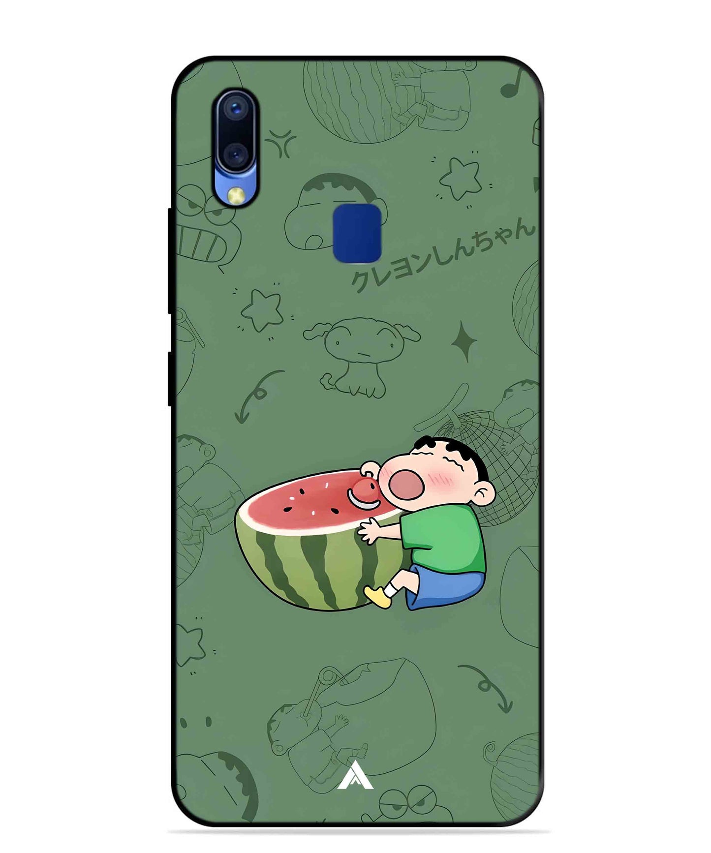 Melon Shinchan Metal Back Cover Phone Case for Vivo Y95