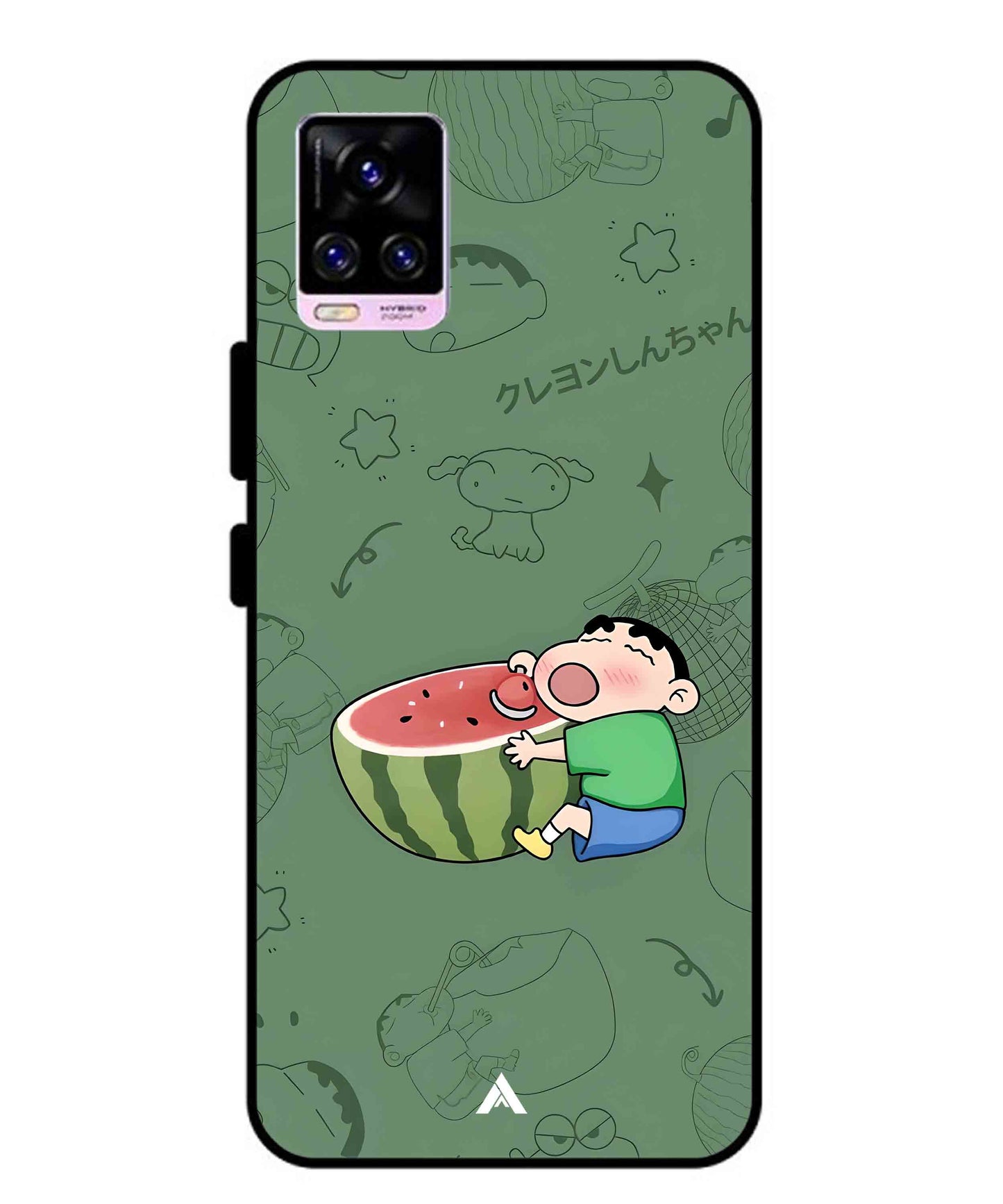 Melon Shinchan Metal Back Cover Phone Case for Vivo v20 Pro