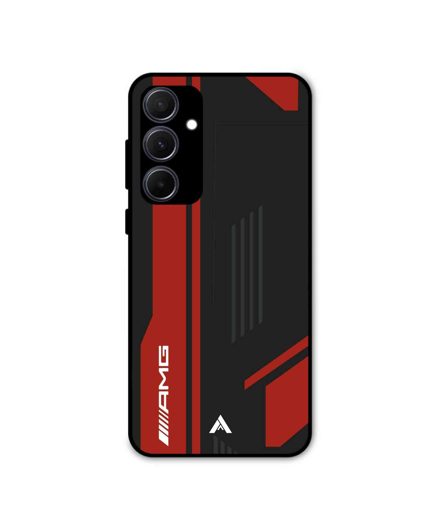 Mercedes AMG Red Metal Back Cover Phone Case