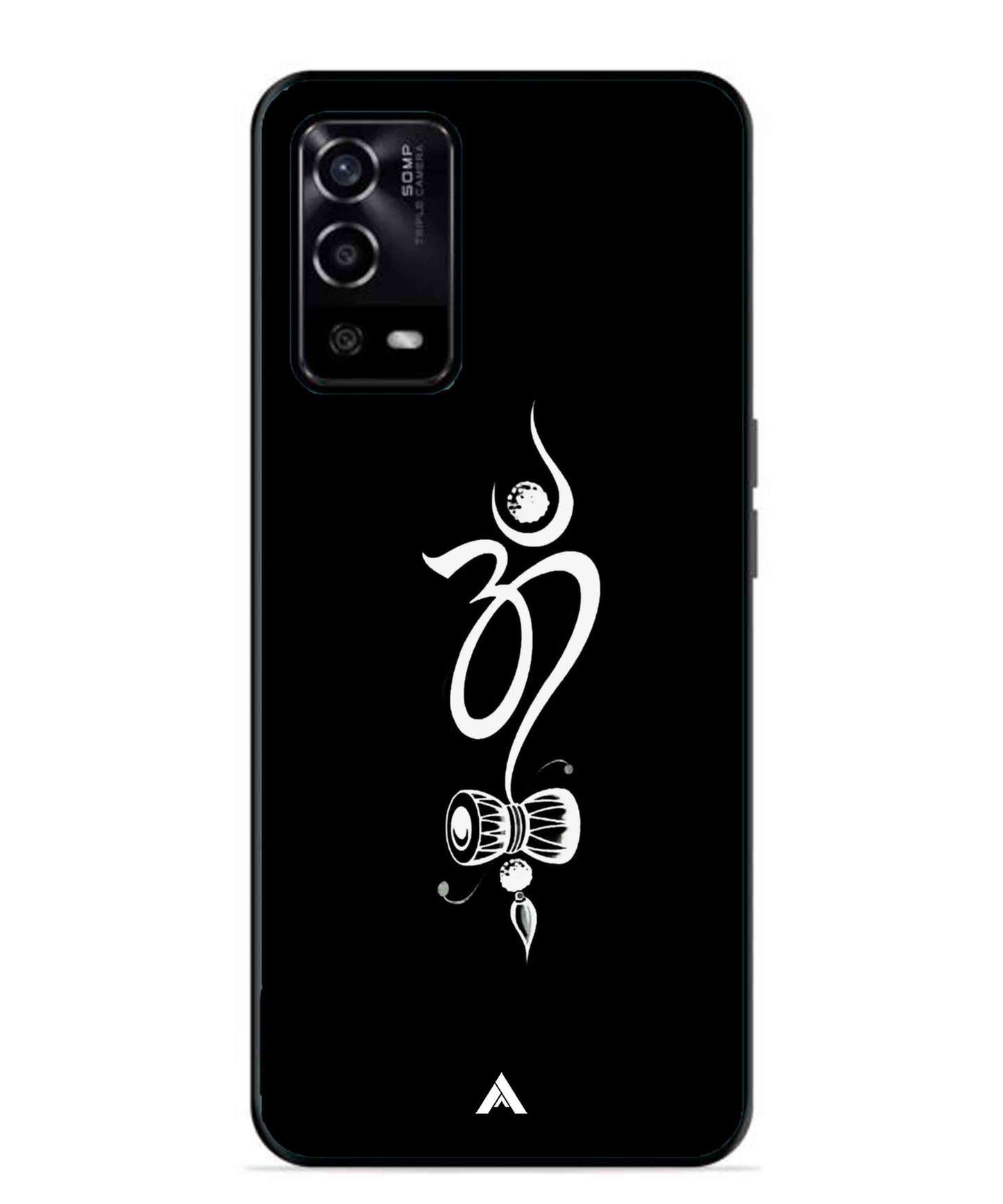 Om Namah Shivay Metal Back Cover Phone Case for Oppo A53s