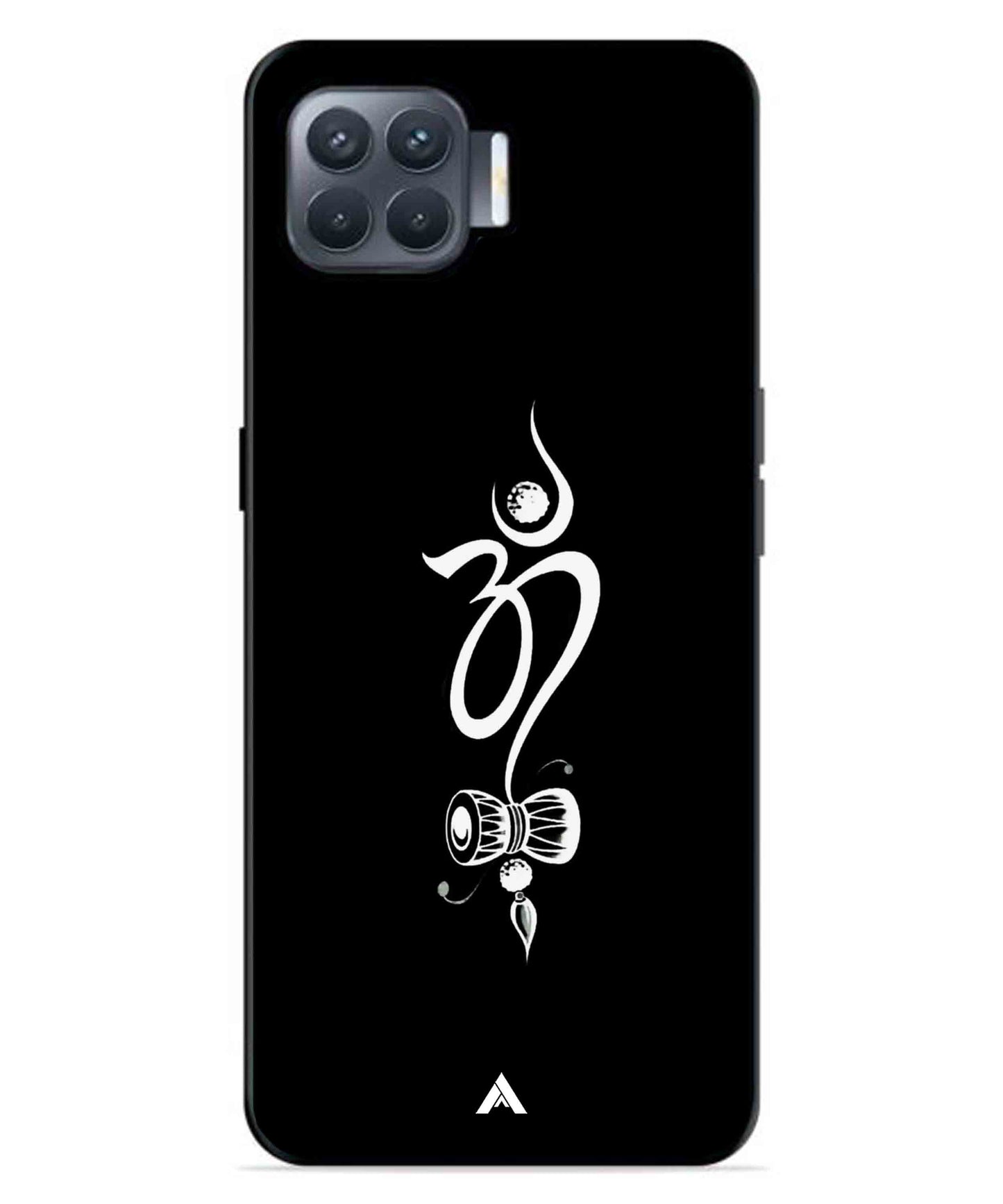 Om Namah Shivay Metal Back Cover Phone Case for Oppo F17 Pro