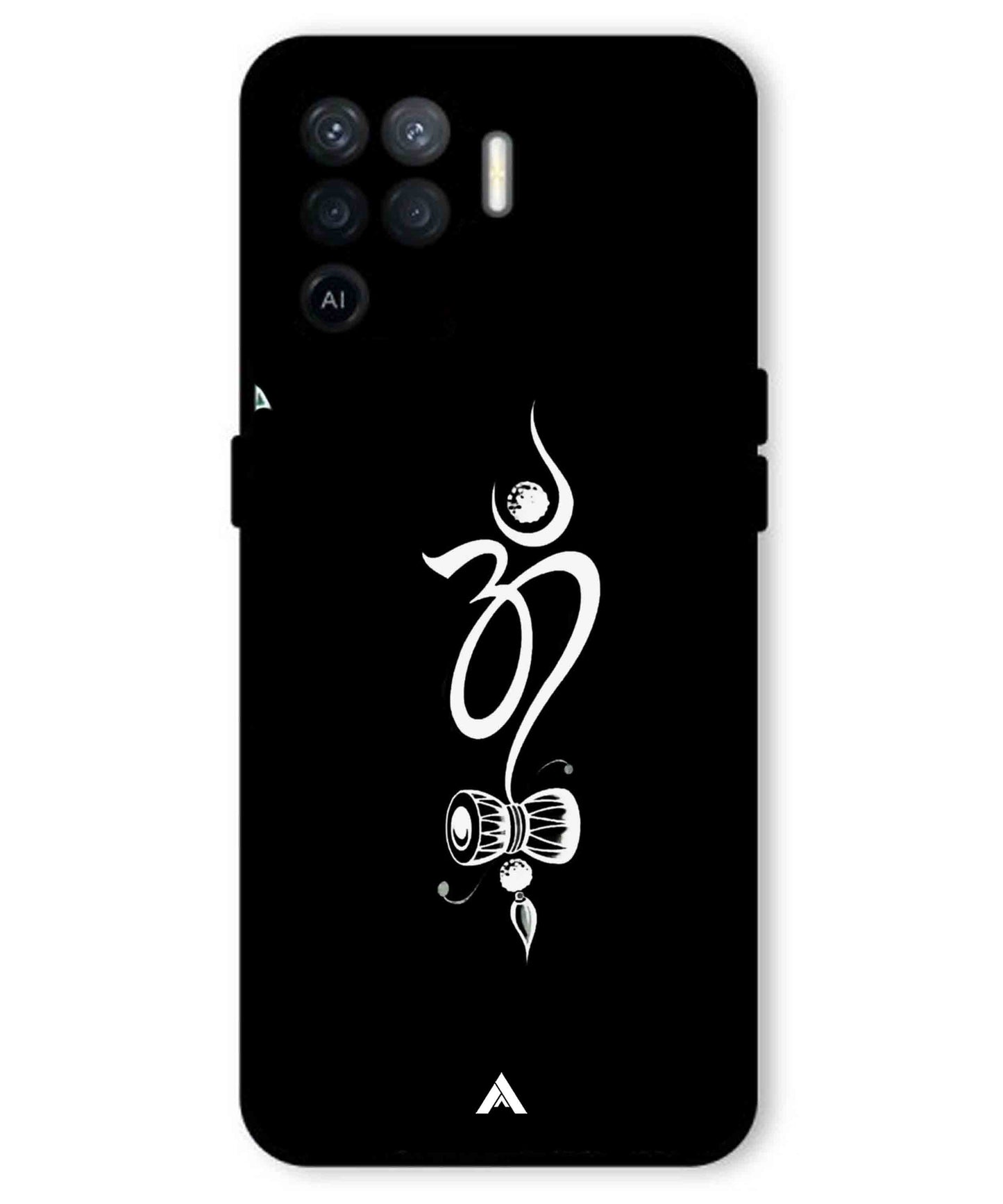 Om Namah Shivay Metal Back Cover Phone Case for Oppo F19 Pro