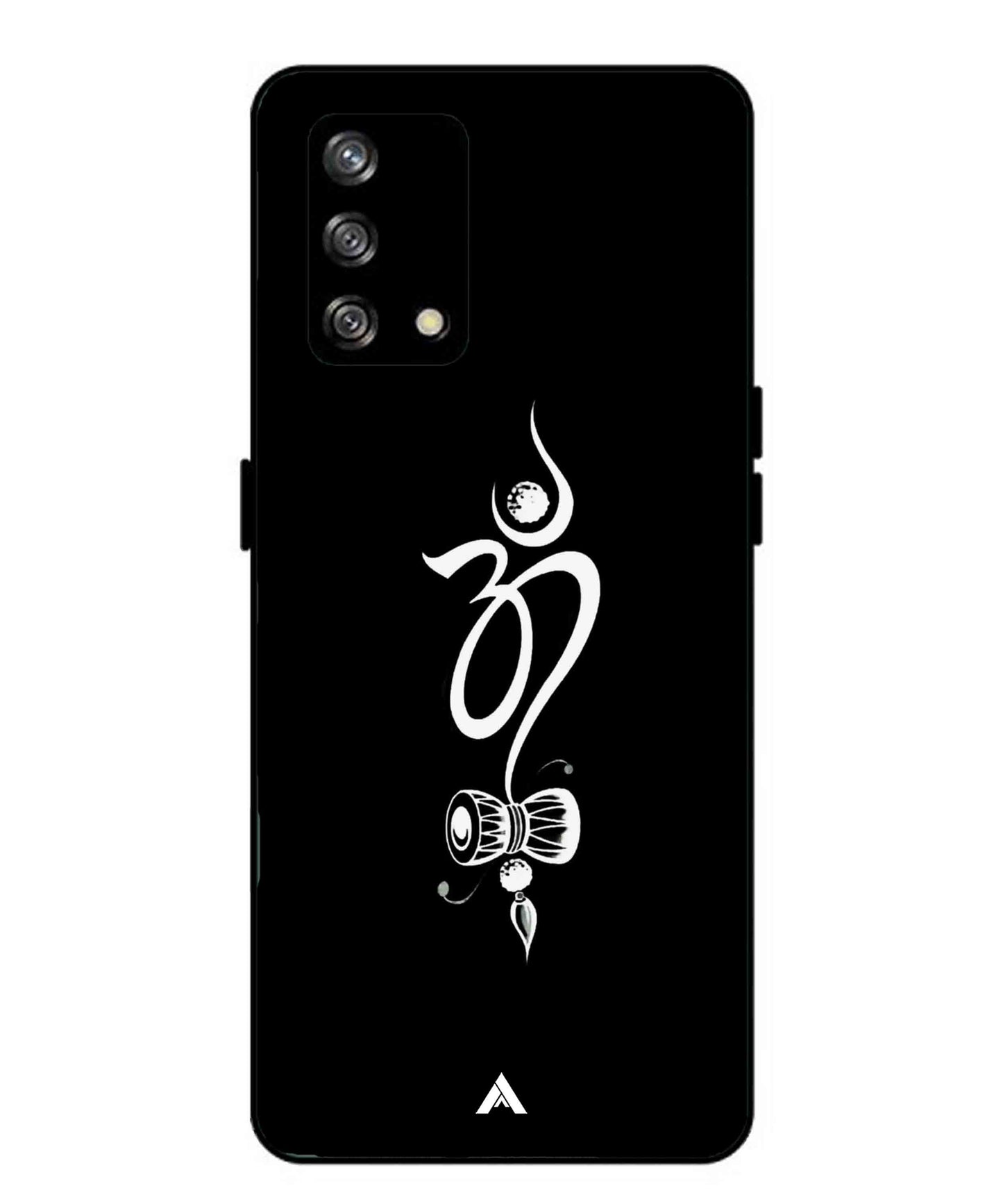 Om Namah Shivay Metal Back Cover Phone Case for Oppo Reno 4F