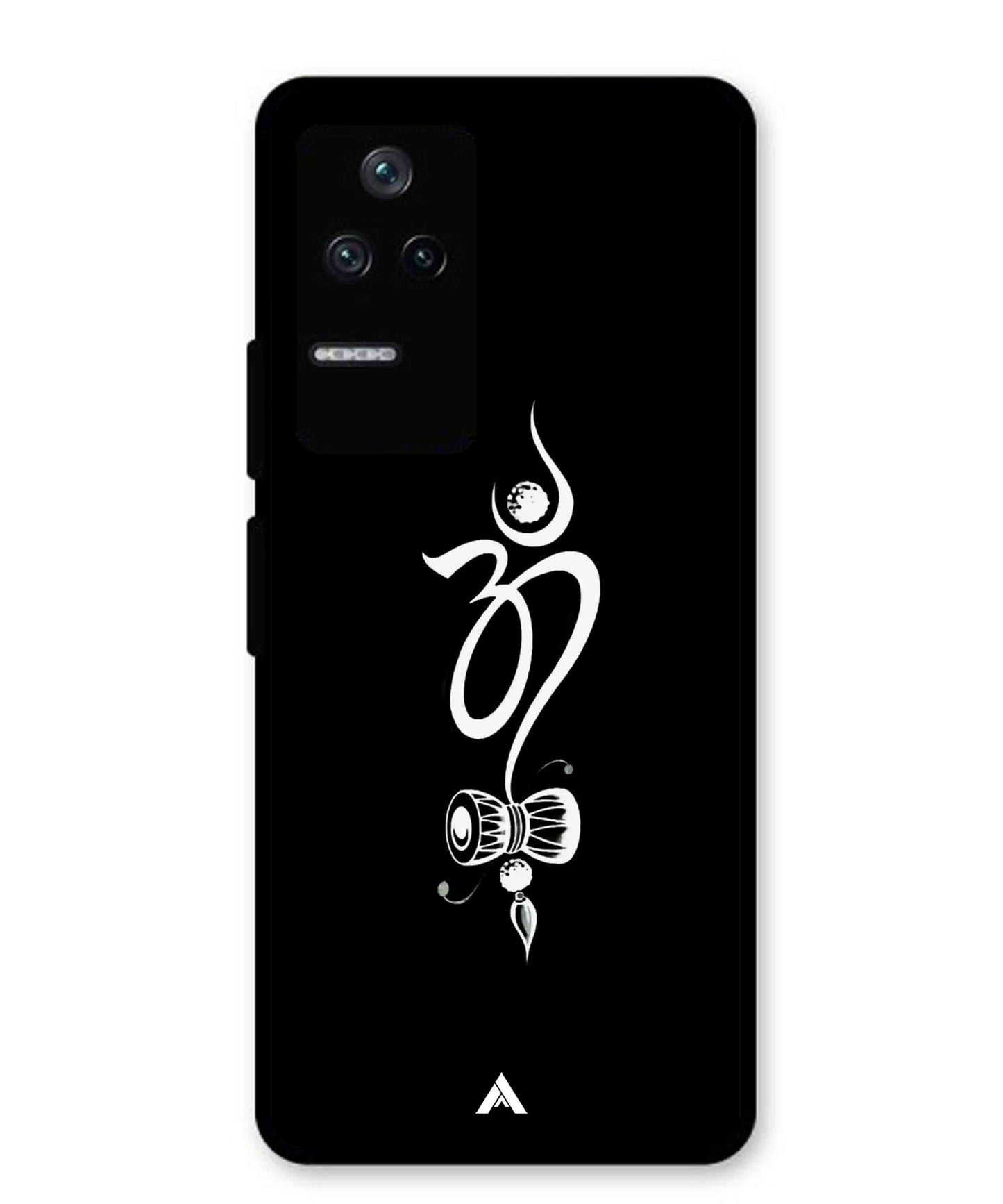 Om Namah Shivay Metal Back Cover Phone Case for Poco F4